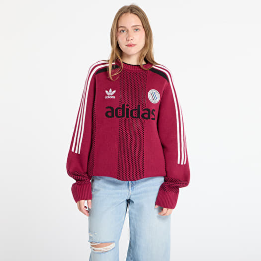 Pullover adidas Adicolor Blokecore Longsleeves Light Weight Pullover UNISEX Legacy Burgundy