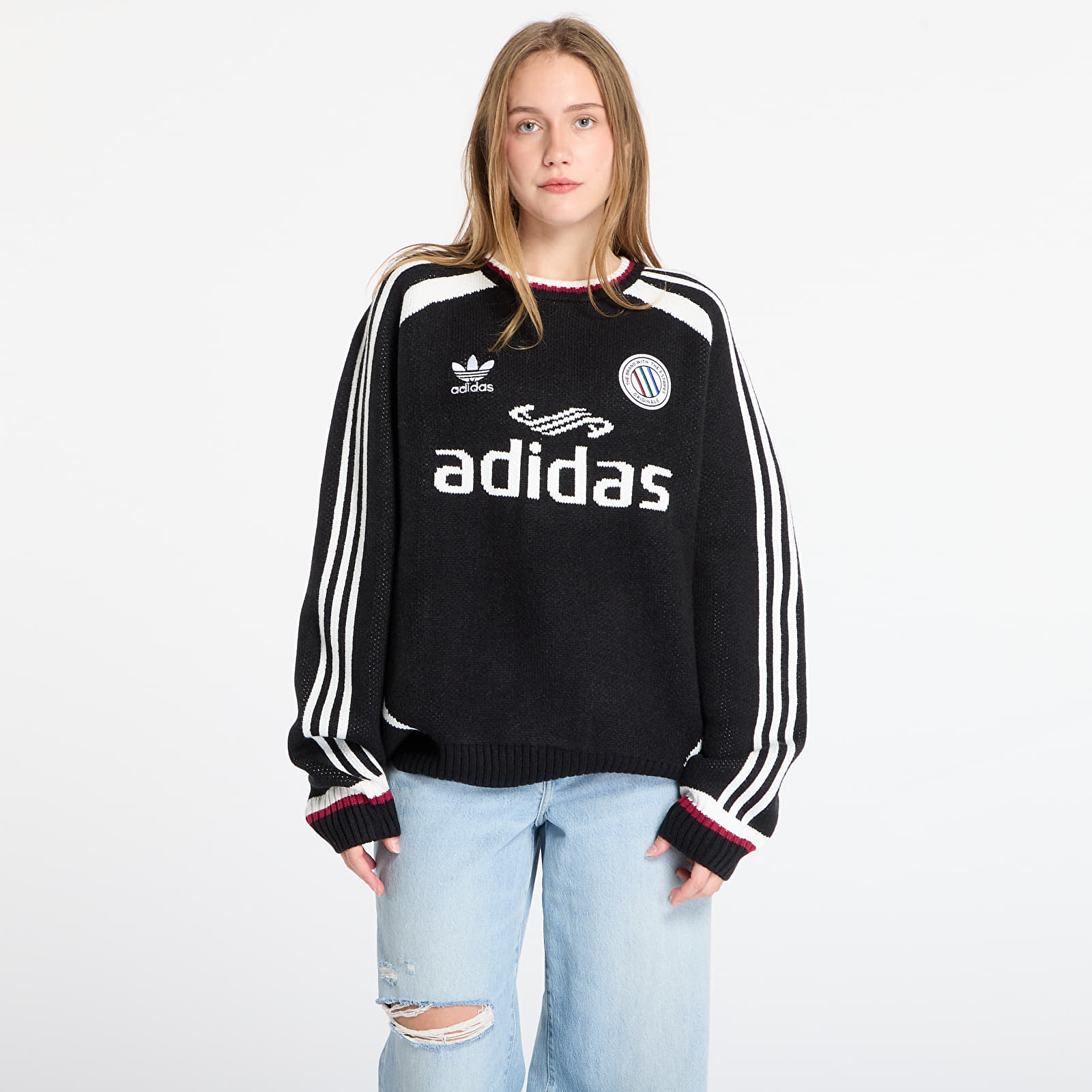 Мужские худи adidas Adicolor Blokecore Pullover UNISEX Black