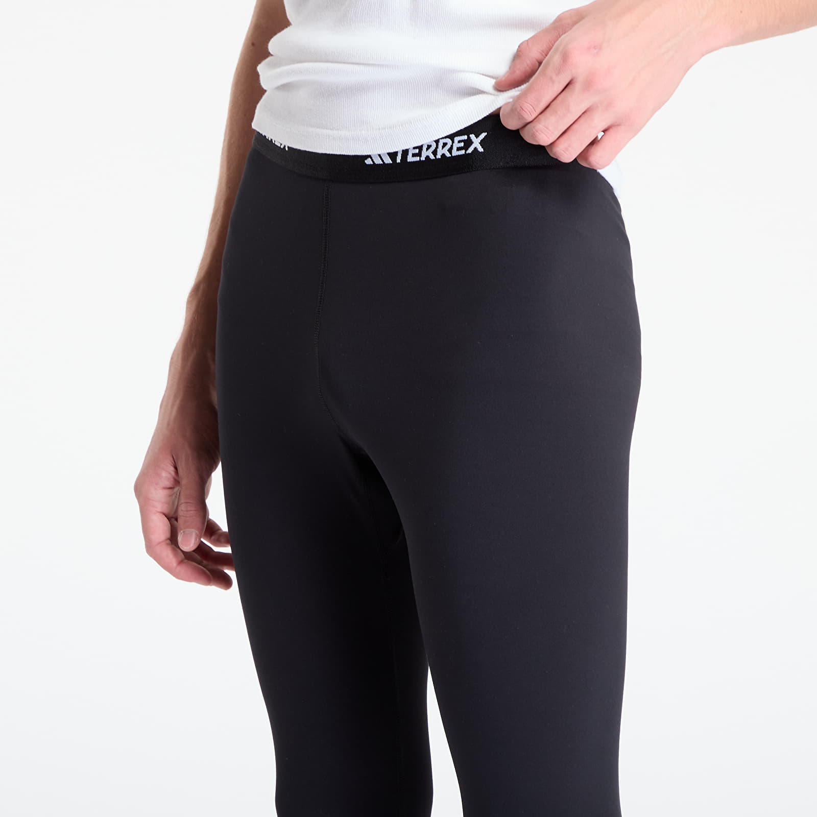 Leggings für Männer adidas Multi Synthetic Base Layer Tights Black