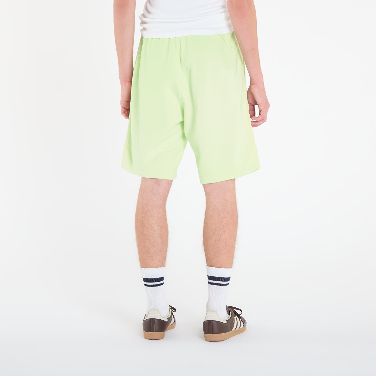 Vīriešu šorti adidas Adilenium Season 4 Teamgeist Fleece Shorts Almost Lime