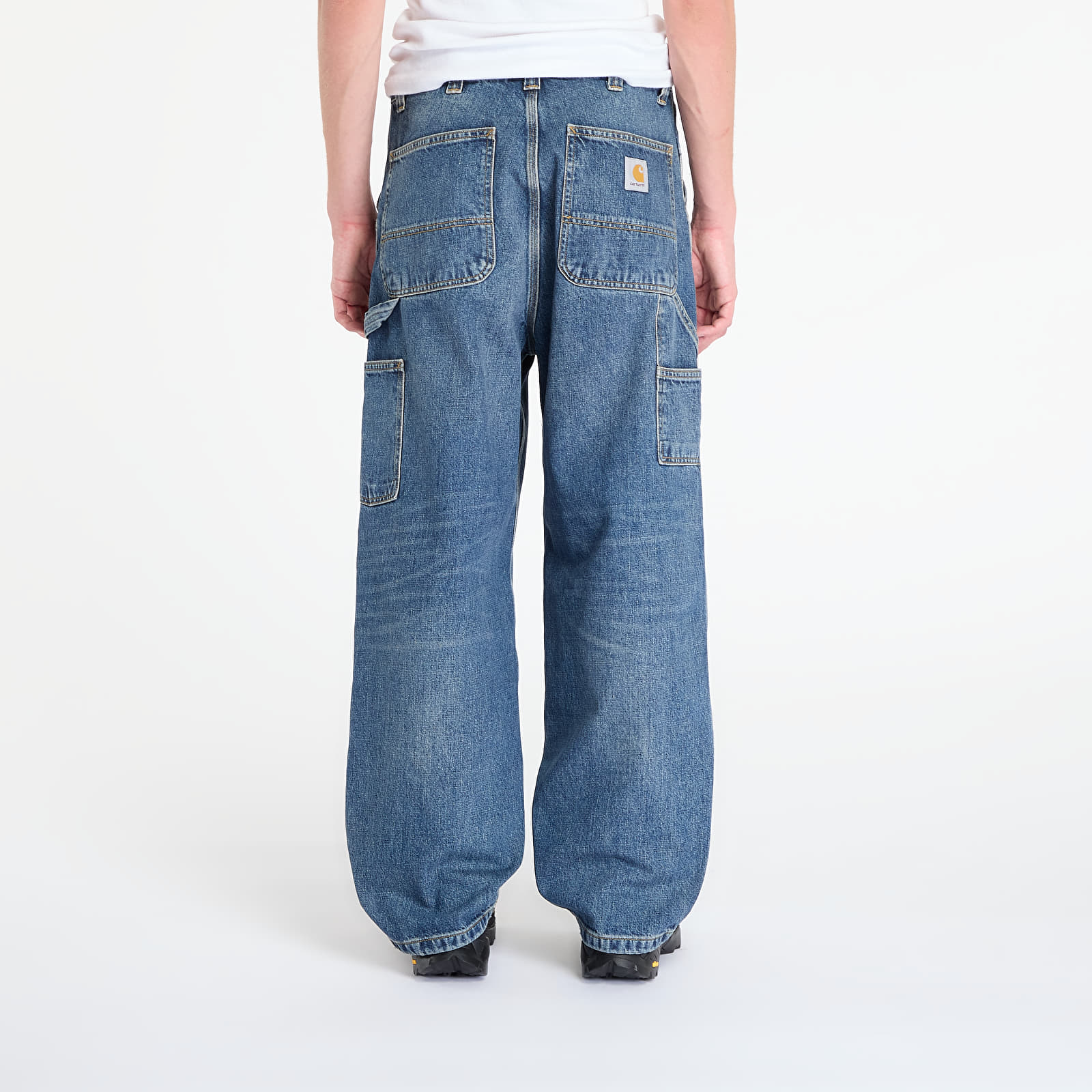 Hosen für Männer Carhartt WIP OG Double Knee Pant Blue Dark Used Wash