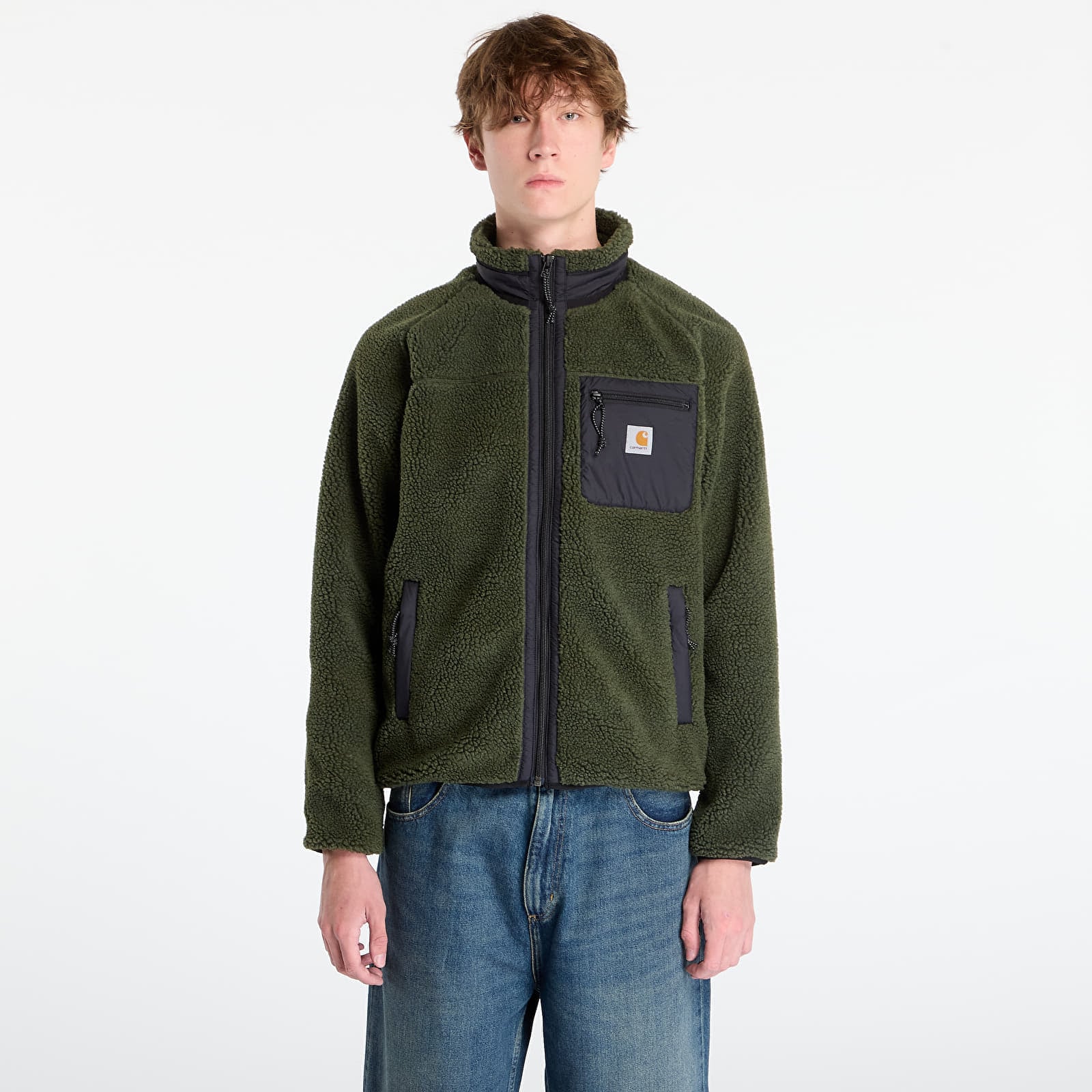 Jachetă Carhartt WIP Prentis Liner UNISEX Opuntia/ Black S