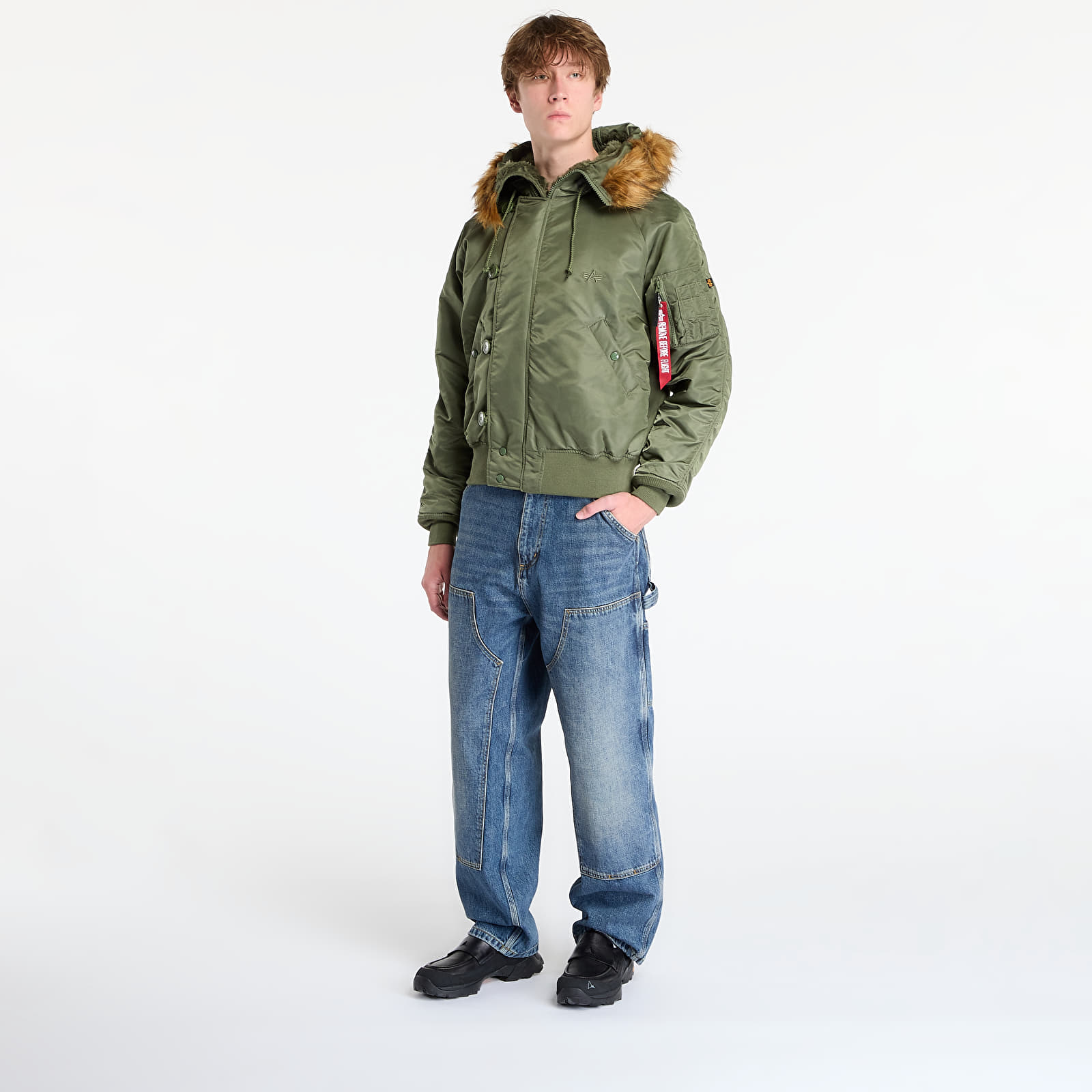 Herrenjacken Alpha Industries N-2B Heritage Sage-Green