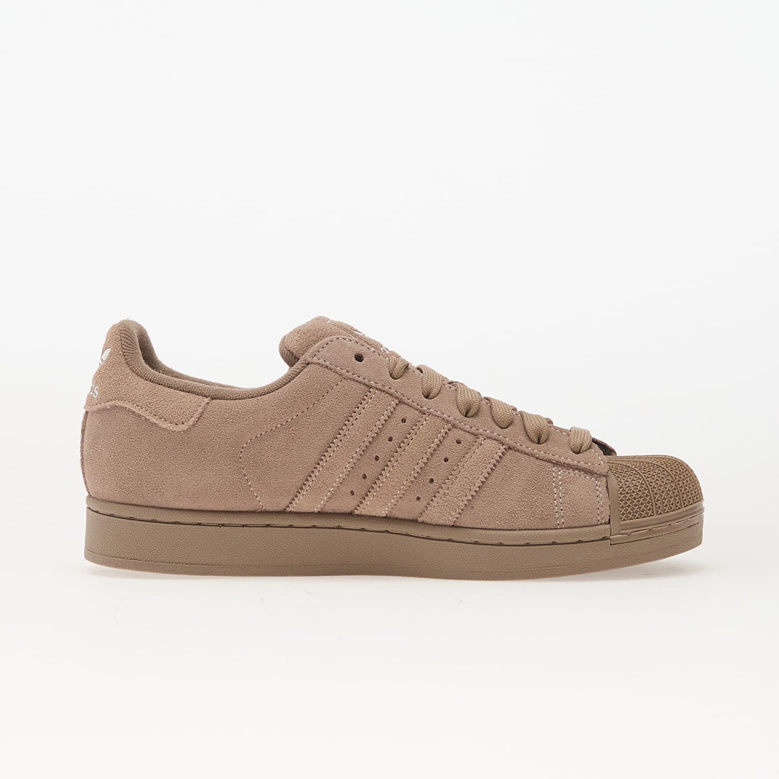 Men's sneakers and shoes adidas Superstar II Chalk Brown/ Chalk Brown/ Chalk Brown