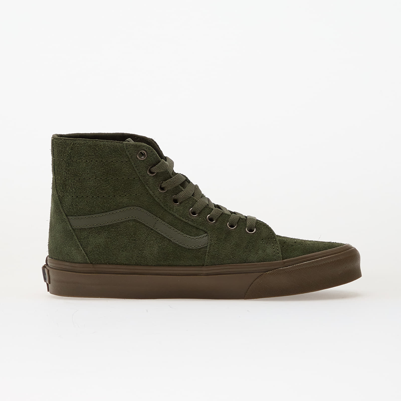 Joggesko og sko for menn Vans SK8-Hi Tapered Hairy Suede Olive/ Gum