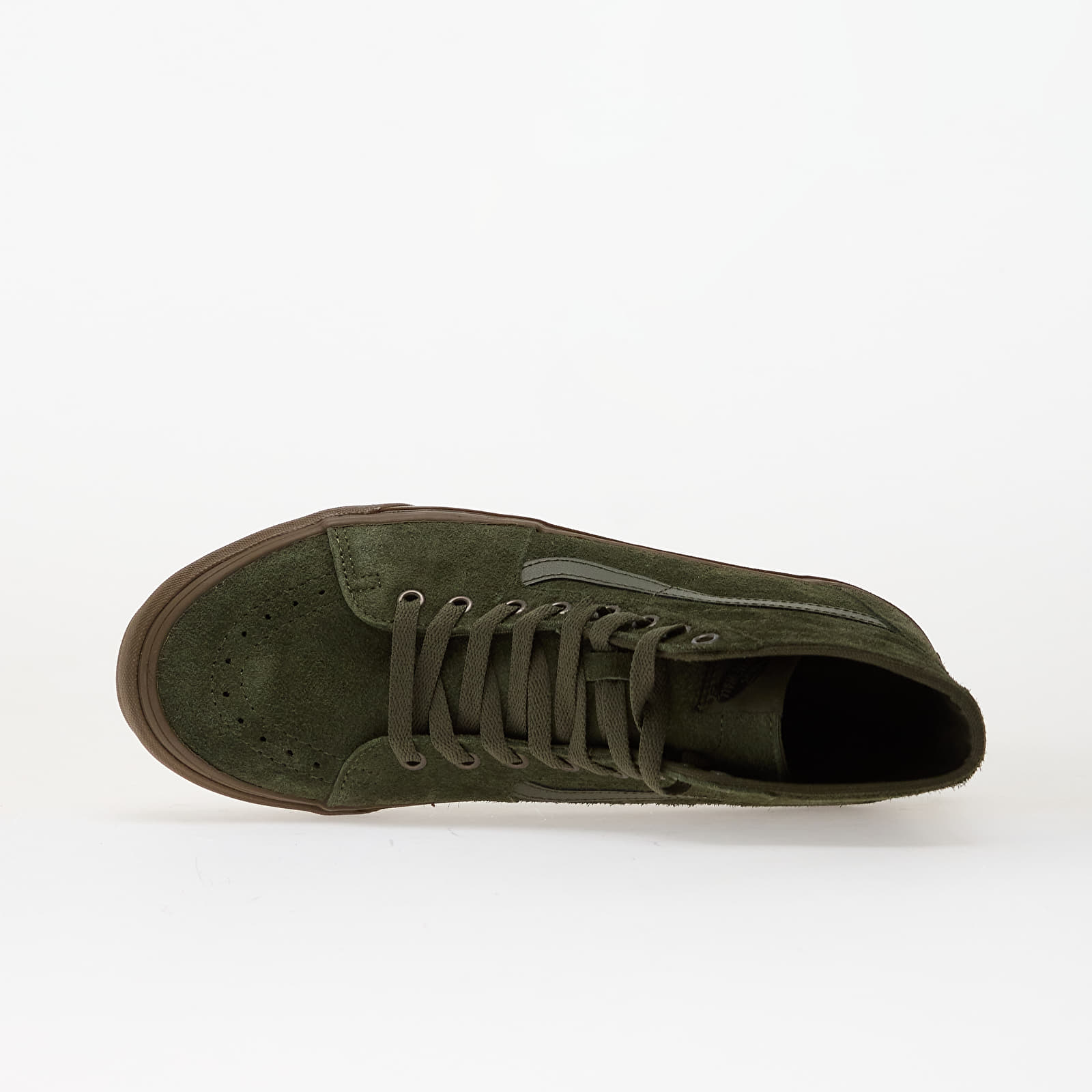 Joggesko og sko for menn Vans SK8-Hi Tapered Hairy Suede Olive/ Gum
