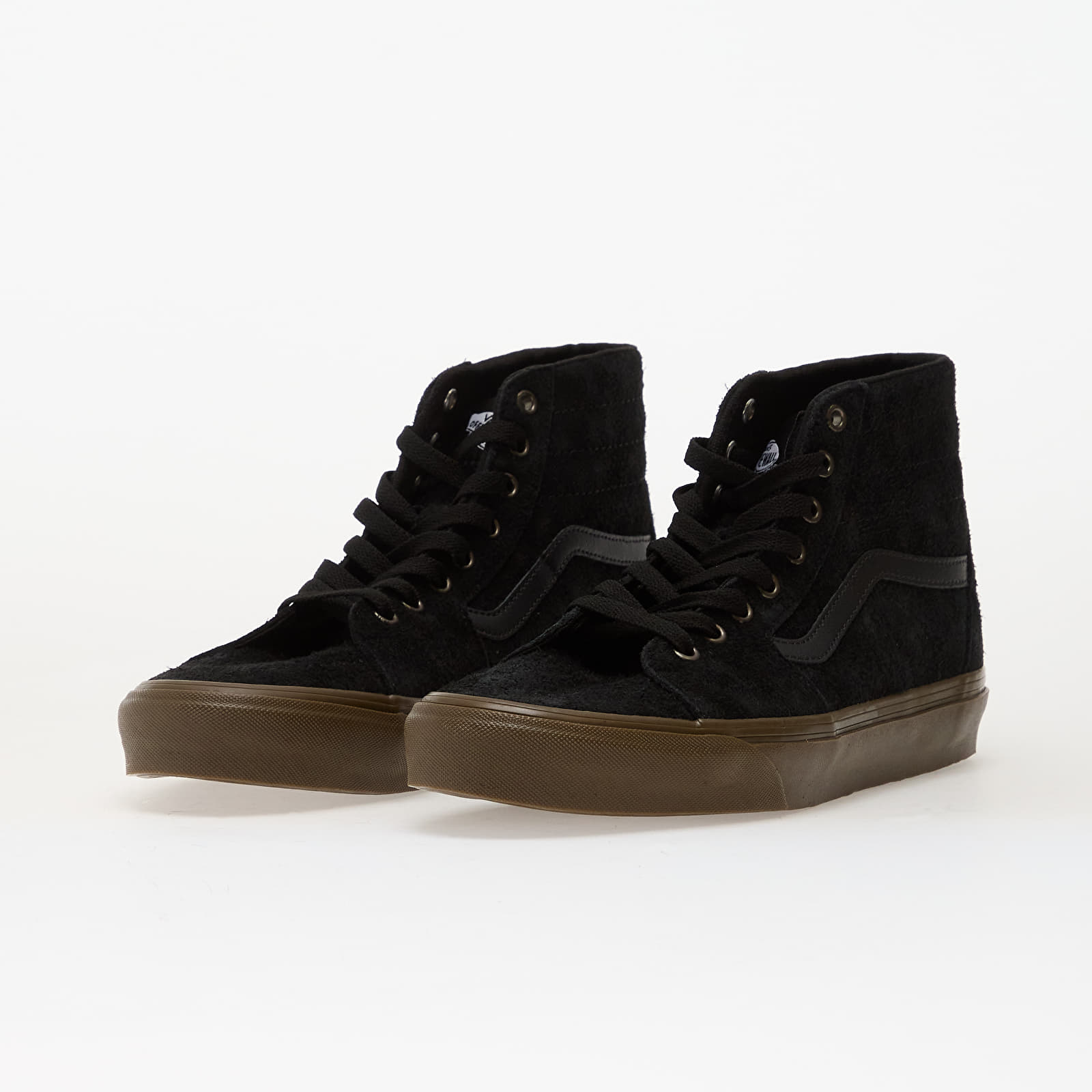 Joggesko og sko for menn Vans SK8-Hi Tapered Hairy Suede Black/ Gum