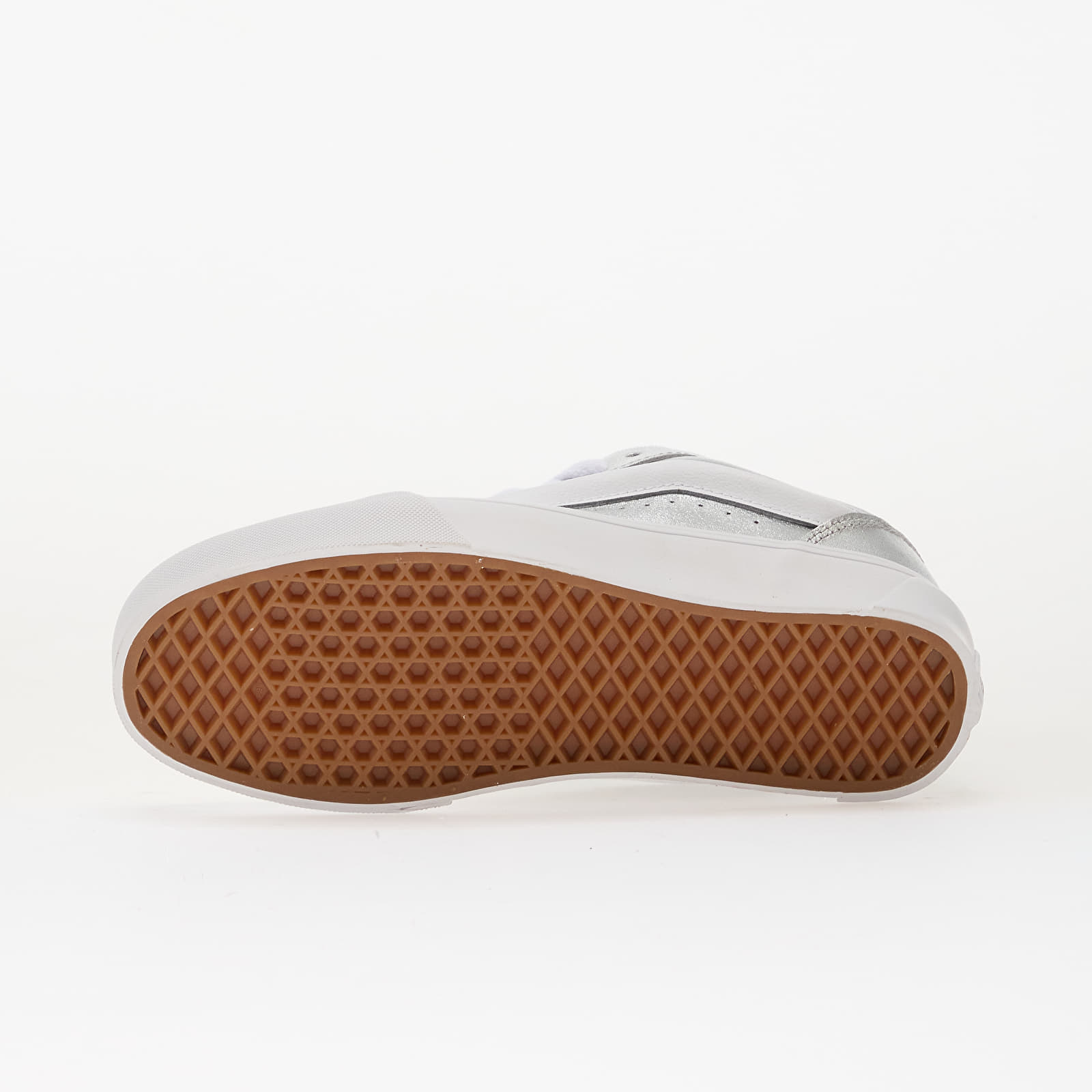 Pánské tenisky a boty Vans Knu Skool Metallic Leather Silver