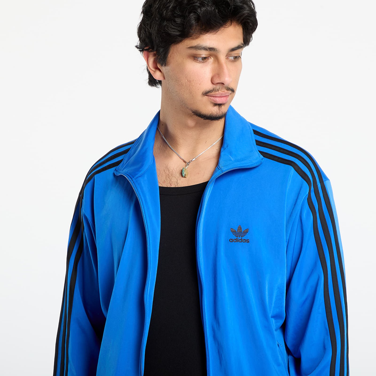 Pánské bundy adidas Adicolor Classics Firebird Track Top Blue