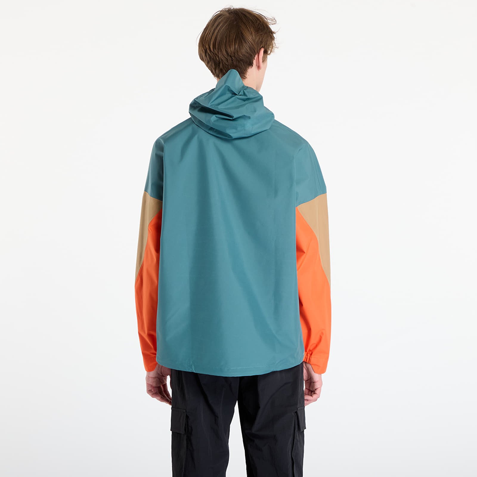 Pánské bundy adidas Terrex Xploric 2.5L Climaproof Anorak Preloved Teal
