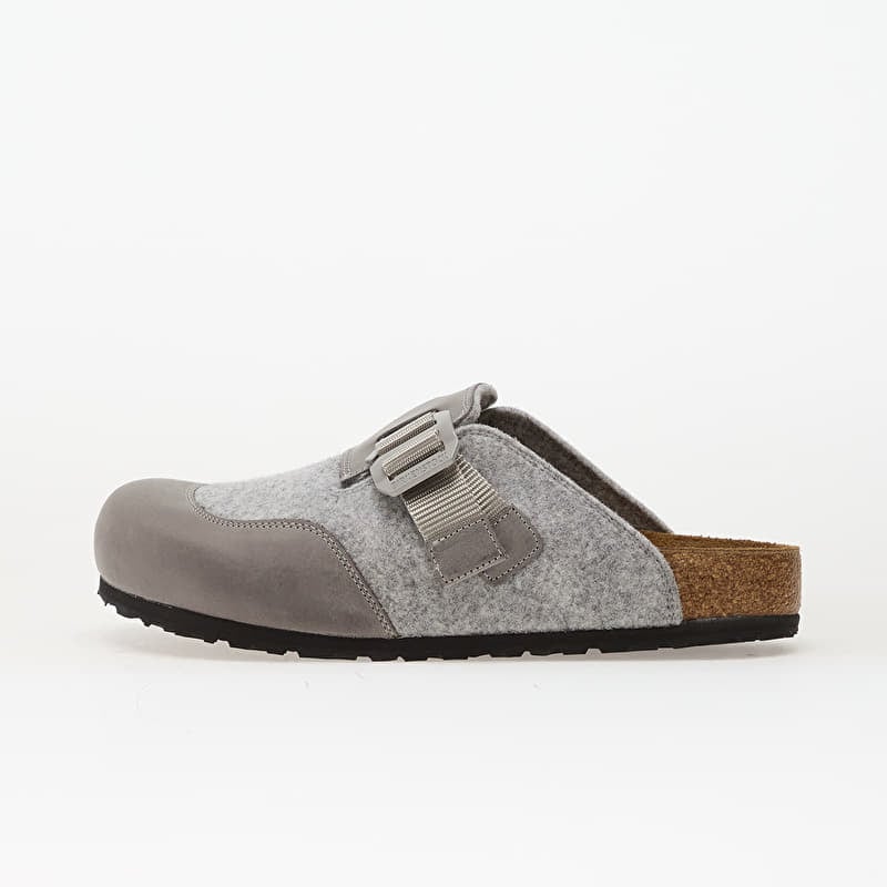 Birkenstock Boston Nova Felt Leather/ Textile/ Felt Stone Coin