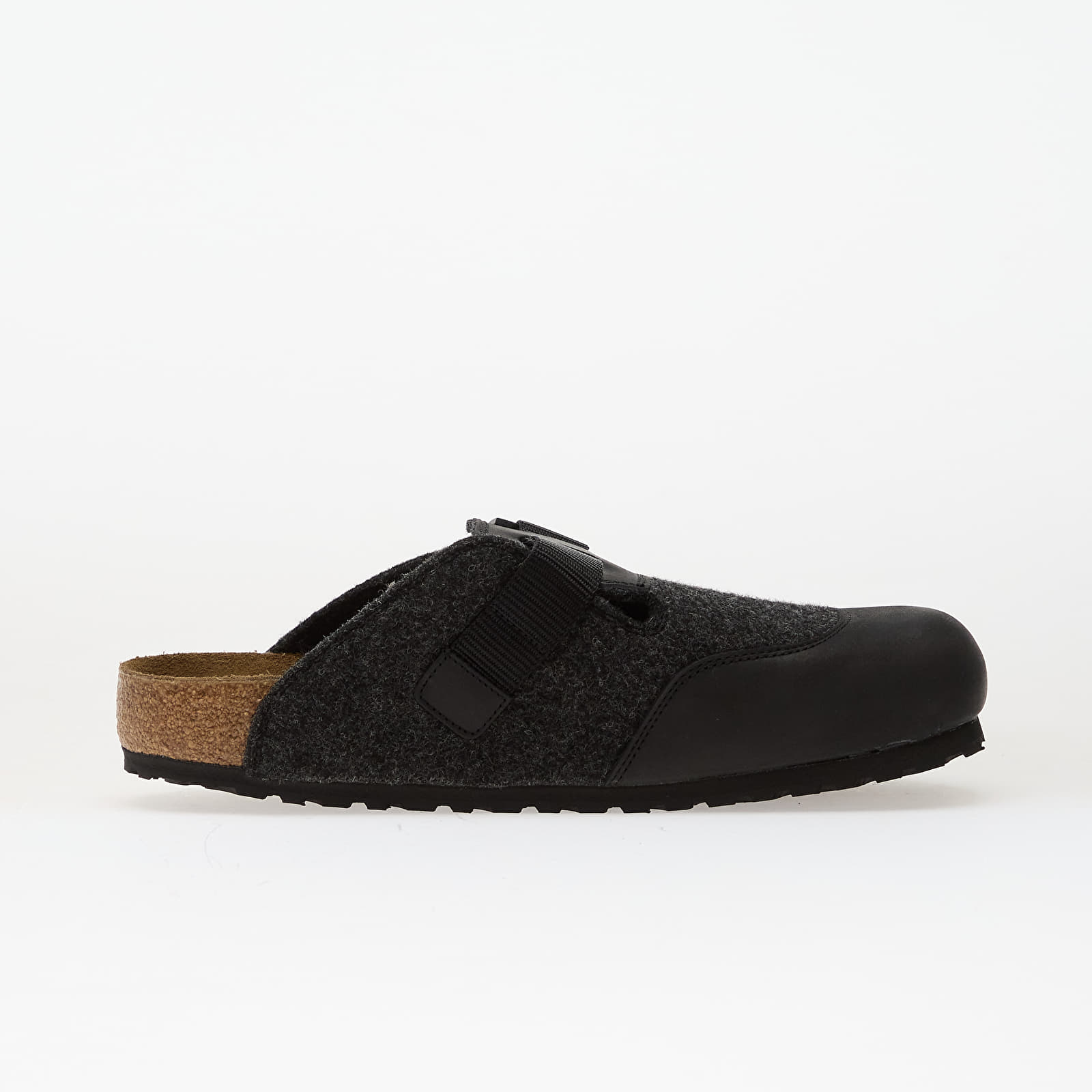 Pánské tenisky a boty Birkenstock Boston Nova Felt Leather/ Textile/ Felt Anthracite