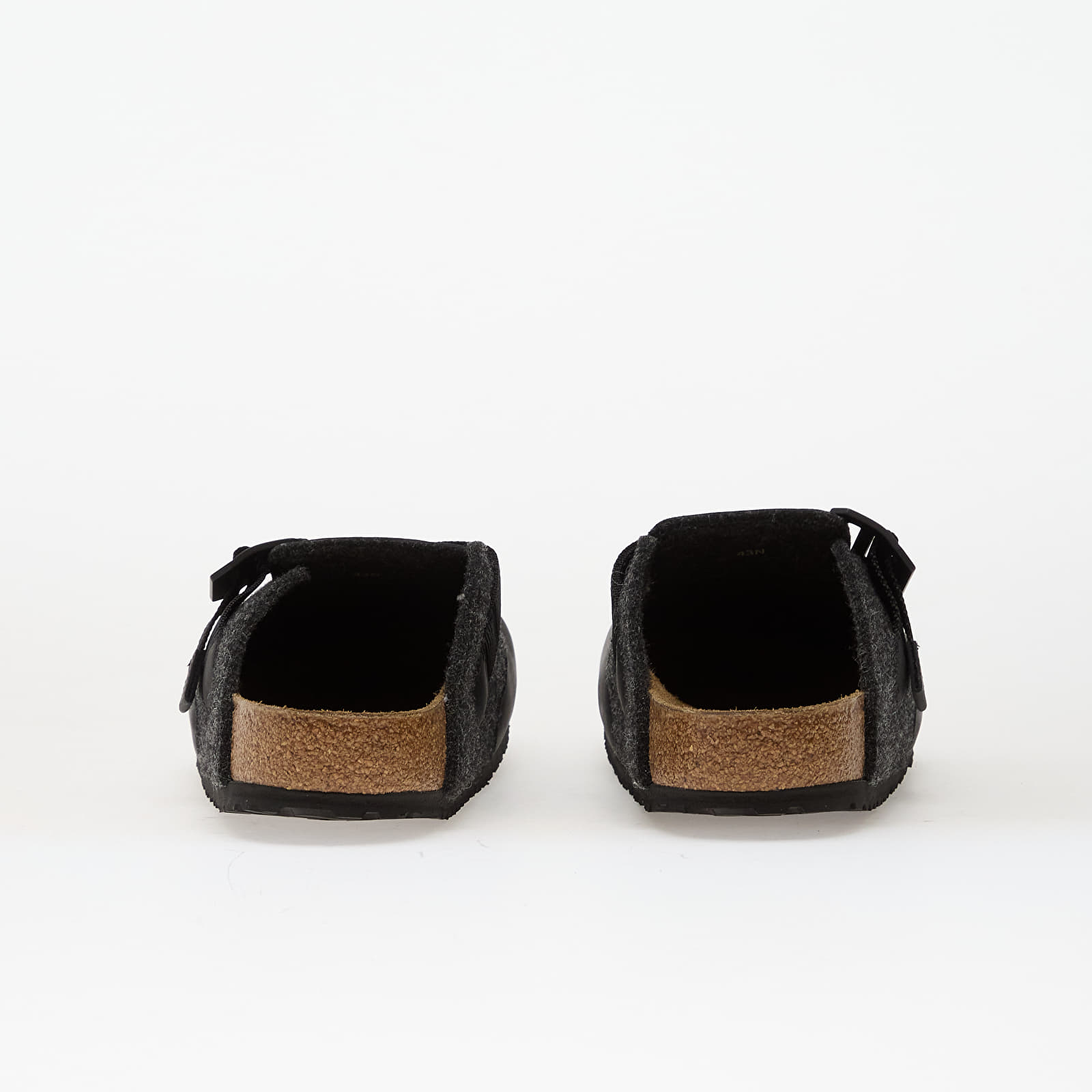 Pánské tenisky a boty Birkenstock Boston Nova Felt Leather/ Textile/ Felt Anthracite
