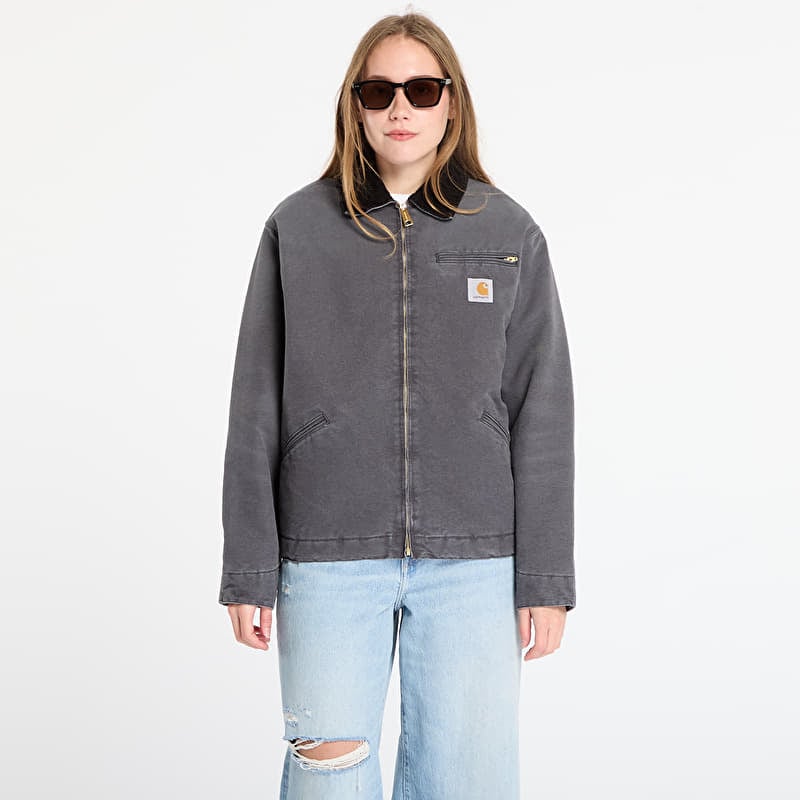Jacket Carhartt WIP OG Detroit Jacket UNISEX Graphite/ Black Stone Canvas