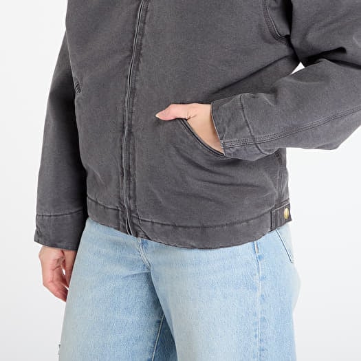 Carhartt WIP OG Detroit Jacket UNISEX Graphite/ Black Stone Canvas