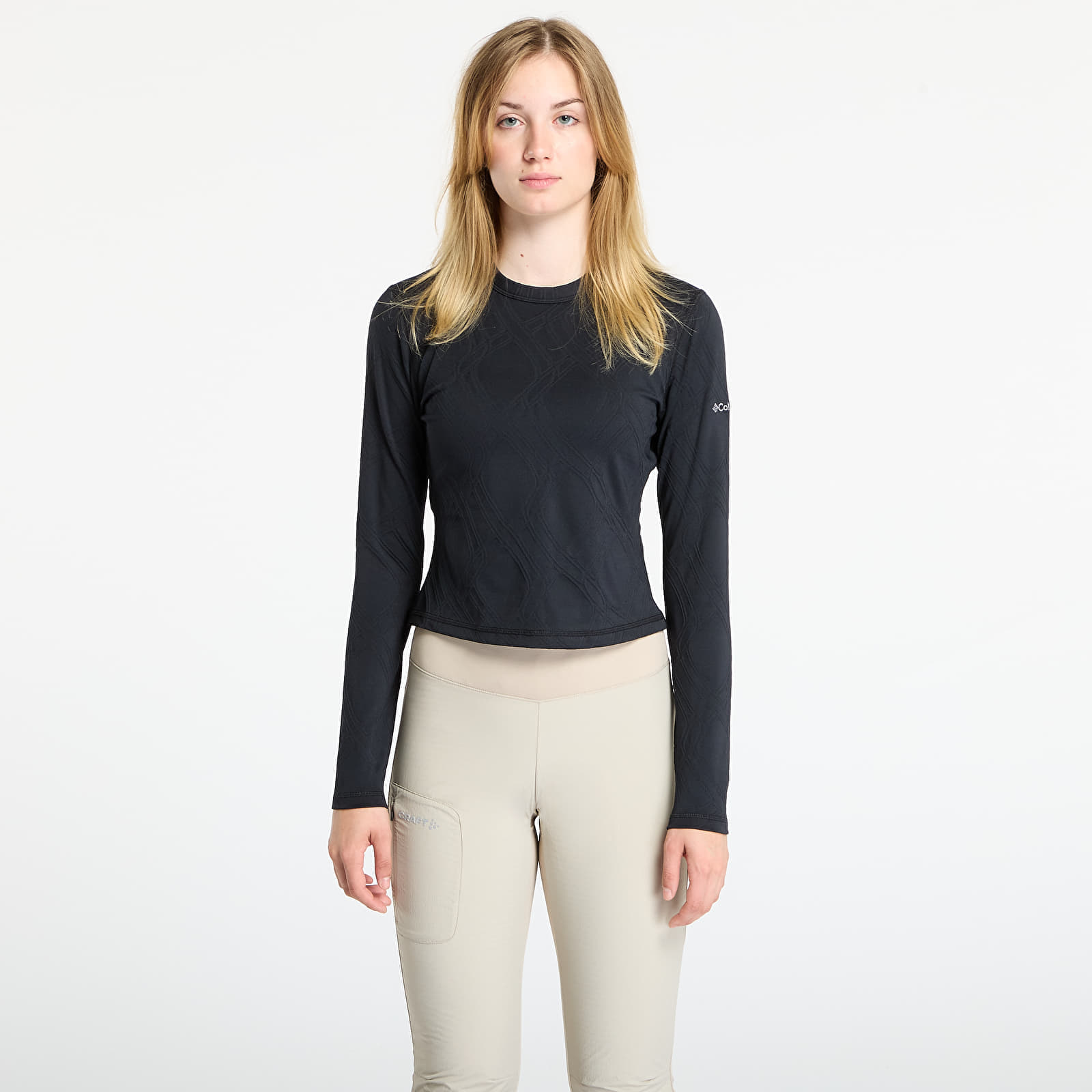 Tricou Columbia Granite Point™ LS Crew Black S