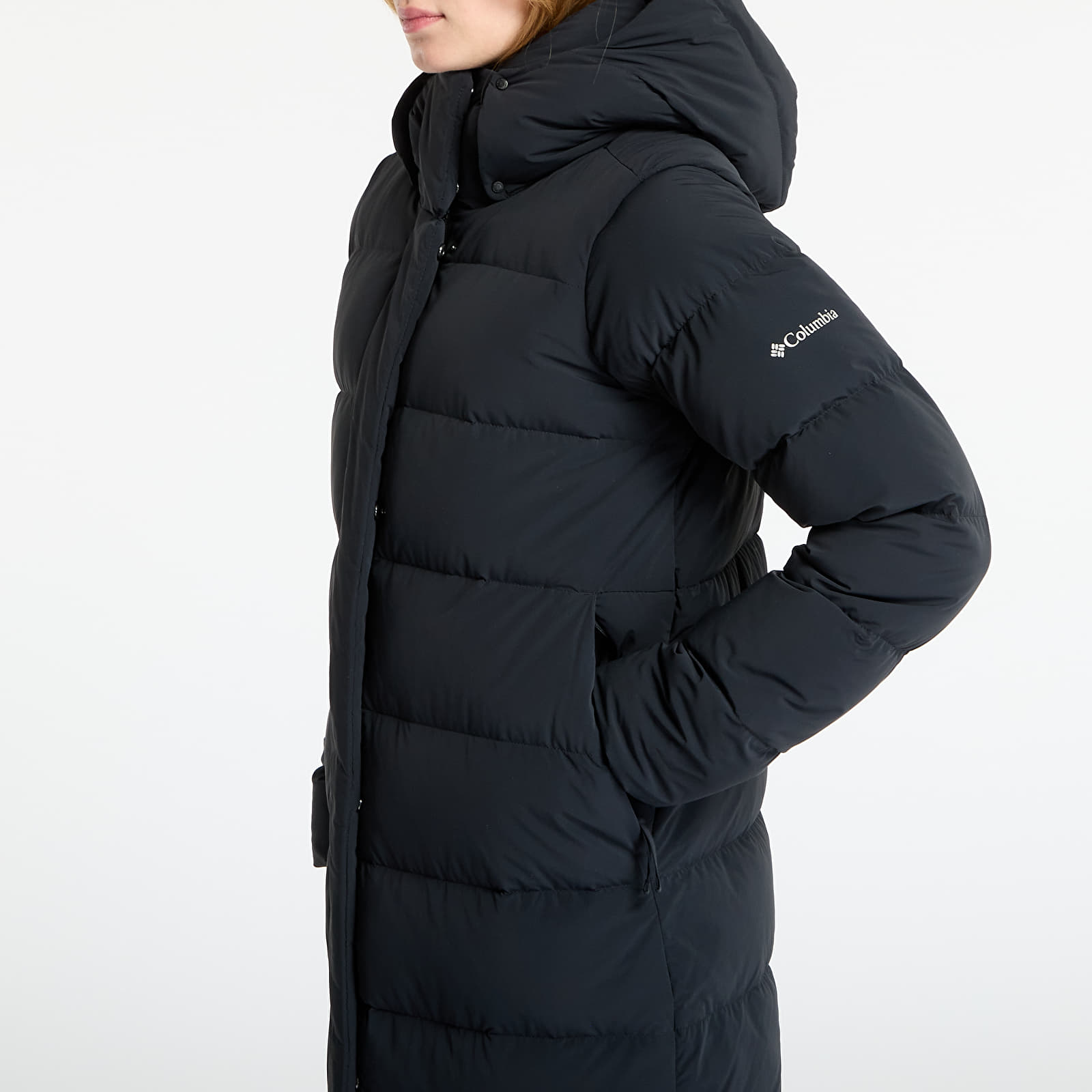 Жіночі пуховики Columbia Amaze Puff™ Long Hooded Jacket Black