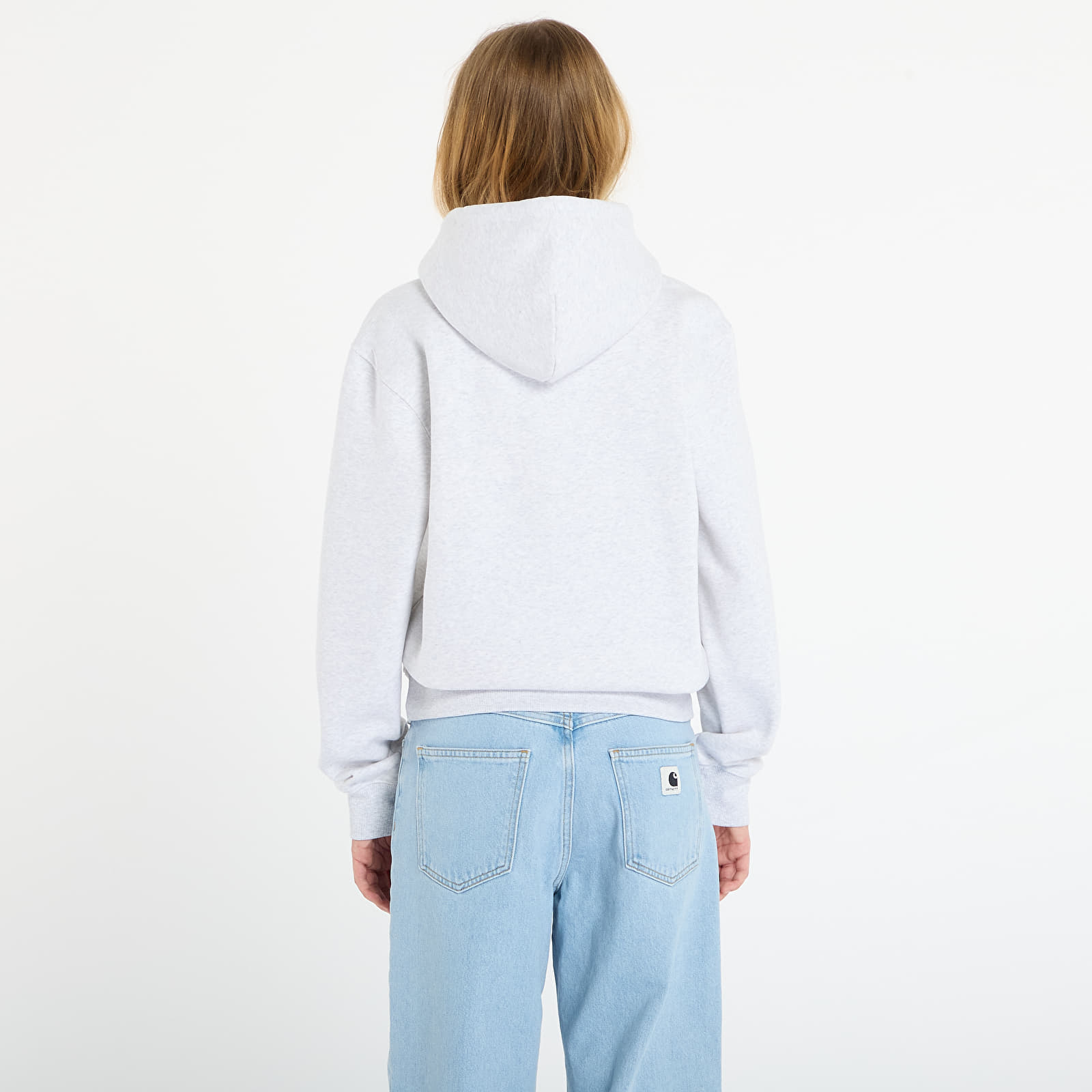 Vīriešu džemperi Carhartt WIP Hooded Carhartt Sweat UNISEX Ash Heather/ Rondo