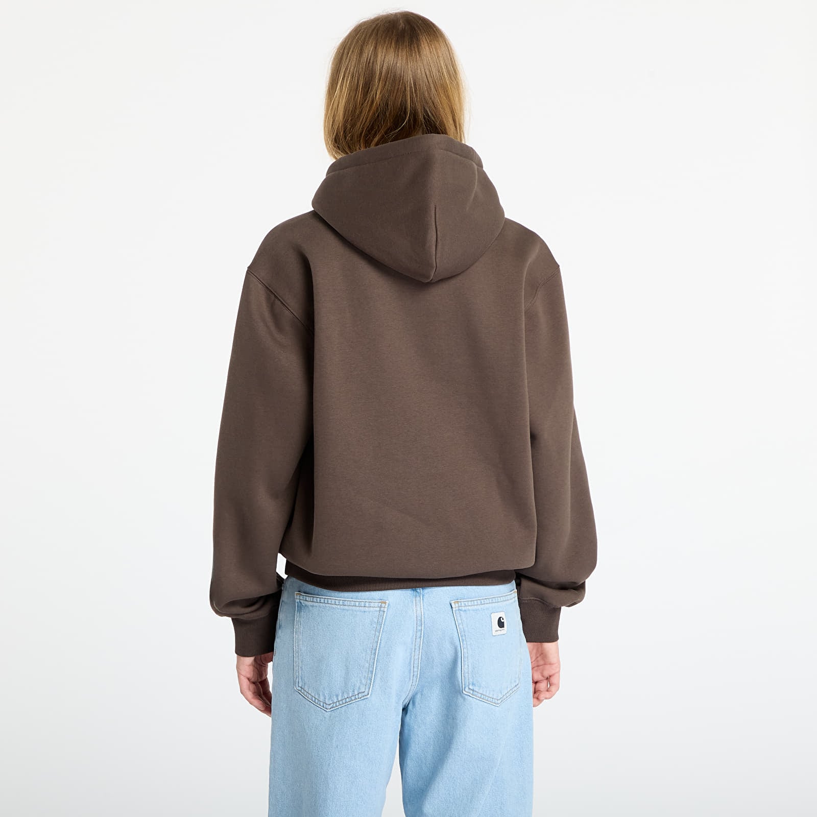 Muške dukserice Carhartt WIP Hooded Carhartt Sweat UNISEX Vitola/ Citadel