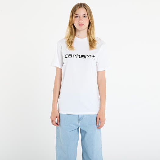 Tričko Carhartt WIP S/S Script T-Shirt UNISEX White/ Black