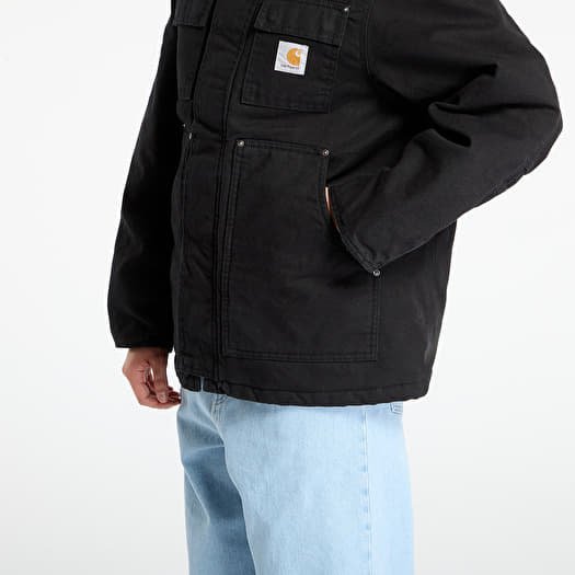 Carhartt WIP Ambel Coat UNISEX Black/ Black Stone Washed | Queens