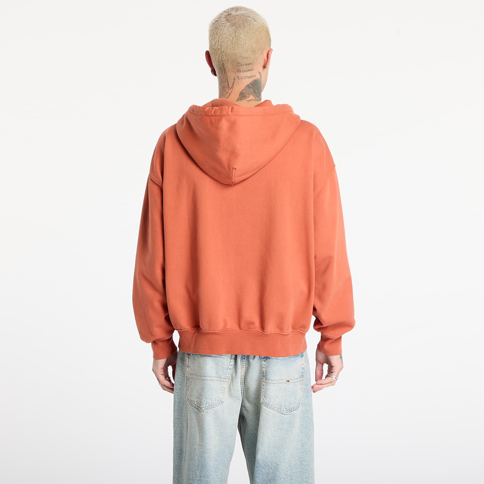 Pánské mikiny Vans LX Zip Hoodie Burnt Orange