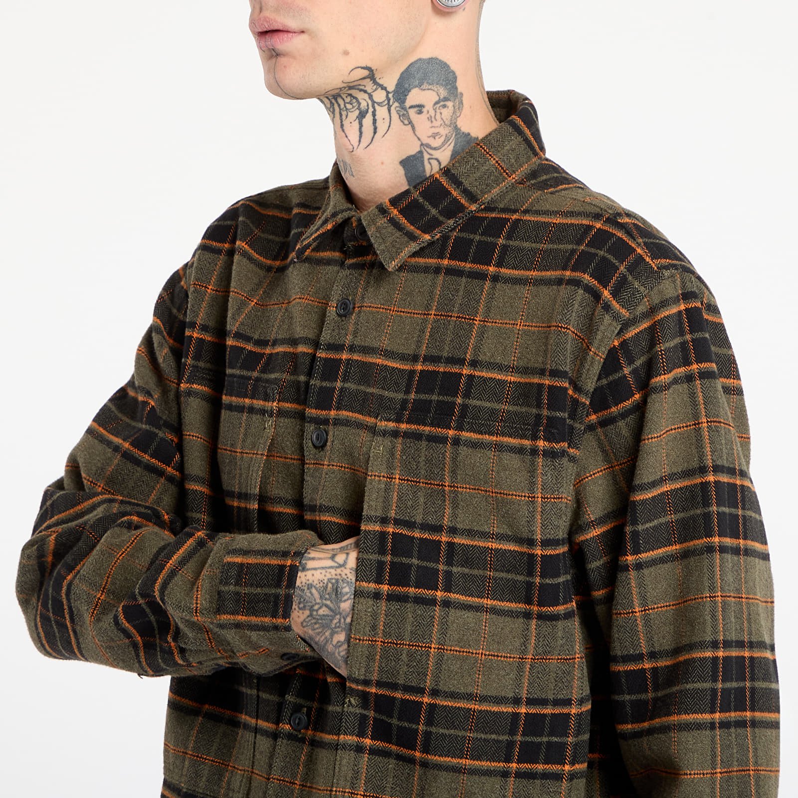 Herren-Hemden Vans LX Flannel LS Woven Shirt Grape Leaf/ Pari