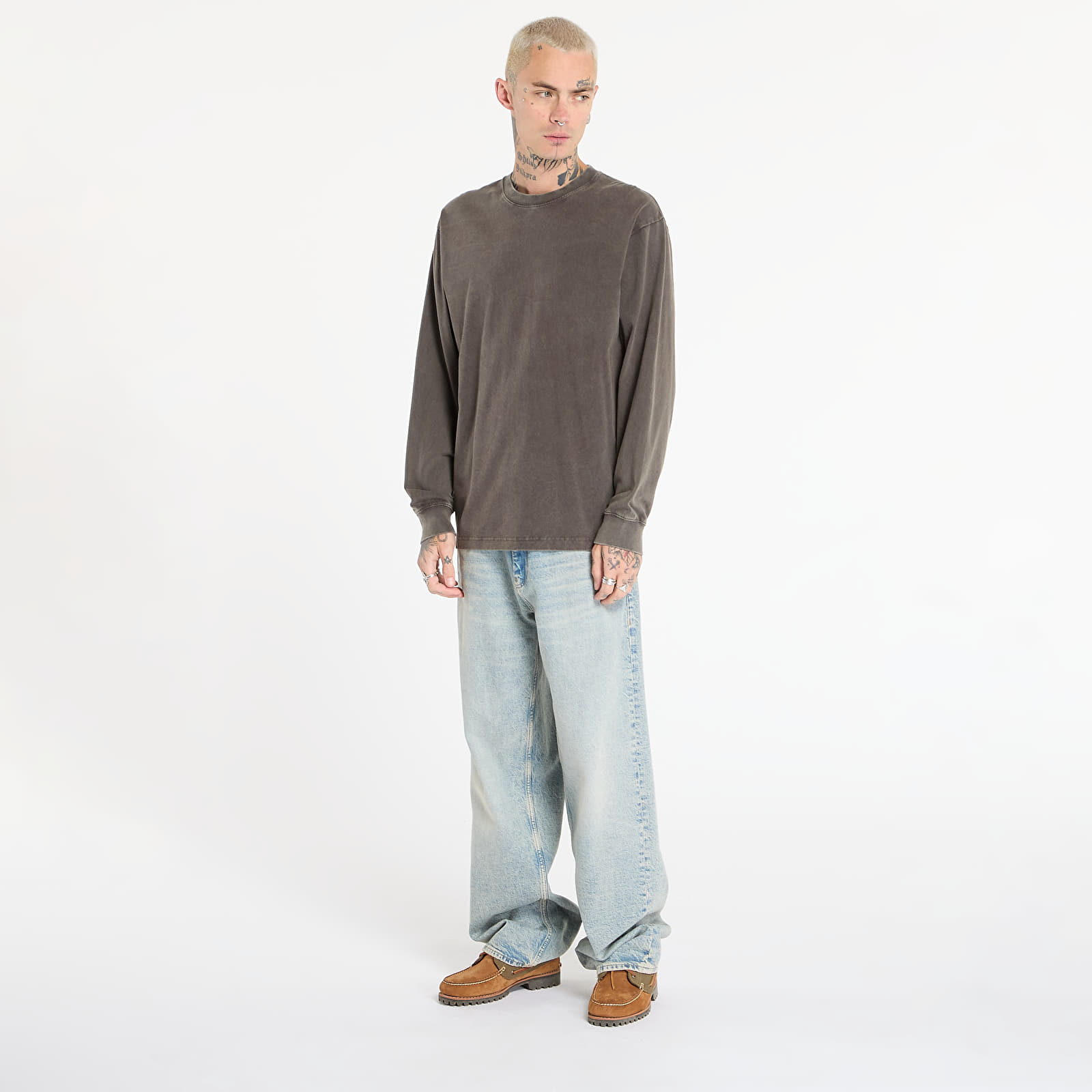 Pánská trička Vans LX LS Tee Egret