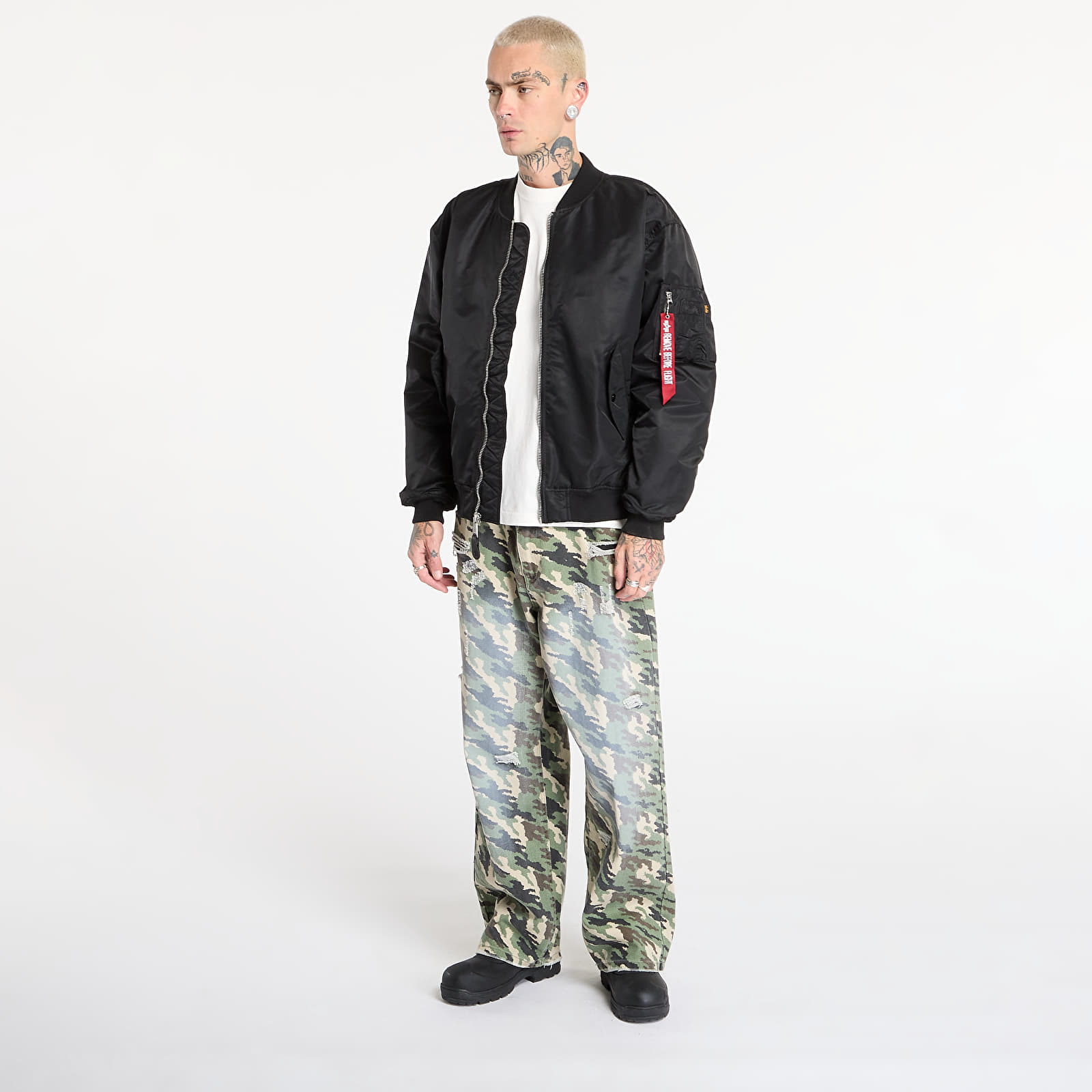 Jackets Alpha Industries MA-1 CS Black/ Black
