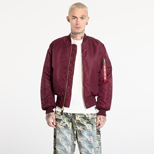 Jacke Alpha Industries MA-1 Heritage Dark Cherry