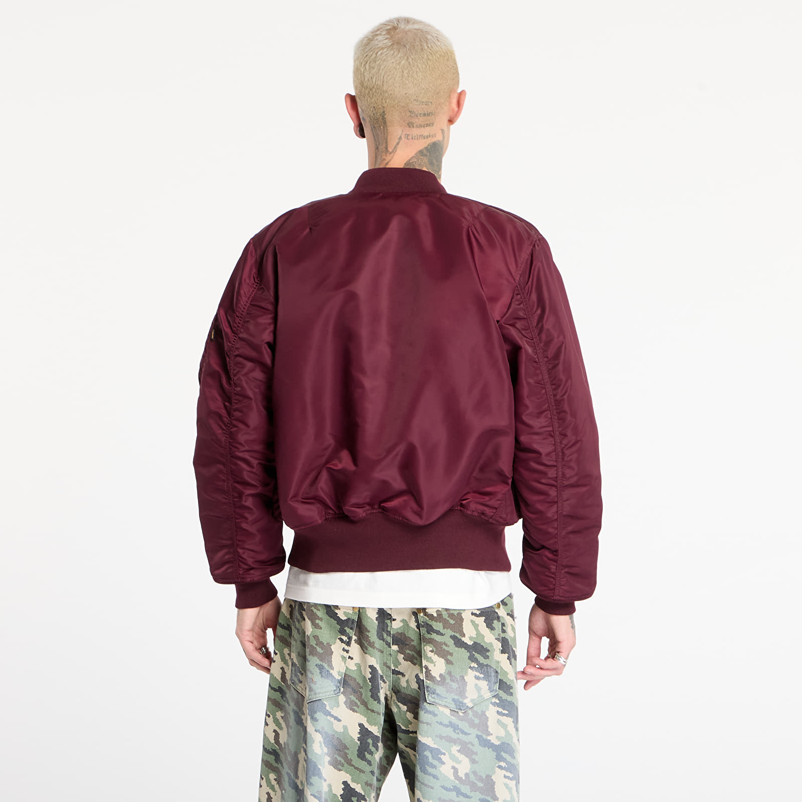 Jakker for menn Alpha Industries MA-1 Heritage Dark Cherry