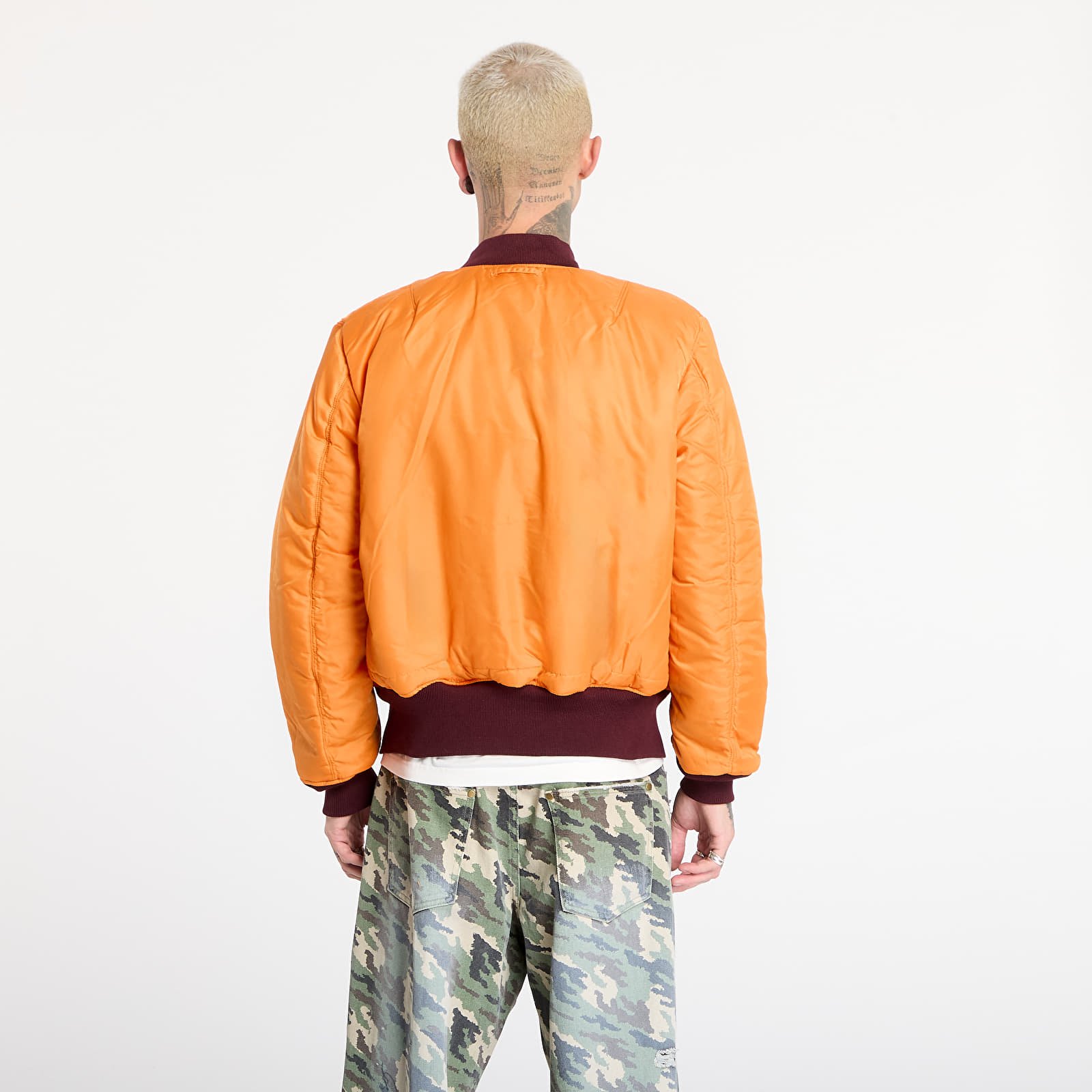 Jakker for menn Alpha Industries MA-1 Heritage Dark Cherry