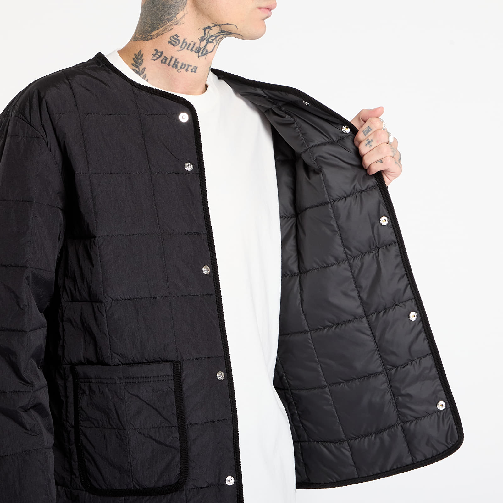 Pánské bundy adidas Originals Quilted Jacket Black/ Black