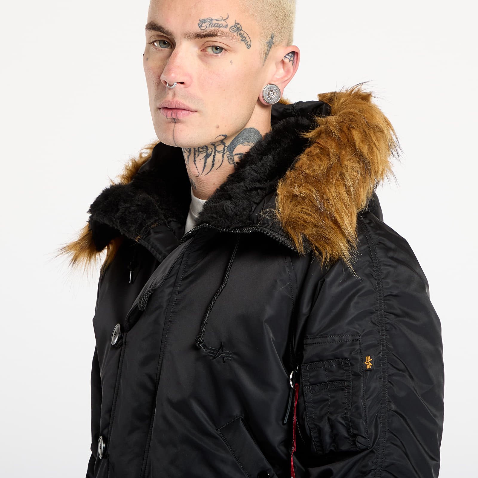 Jakker for menn Alpha Industries N-2B Heritage Black
