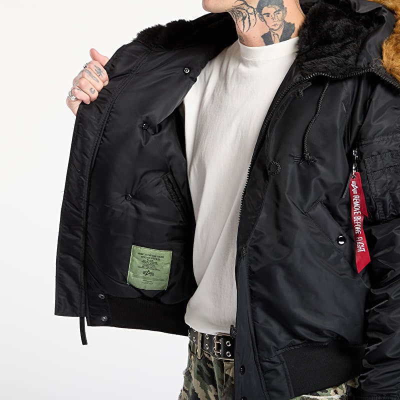 Men's jackets Alpha Industries N-2B Heritage Black (100105-03