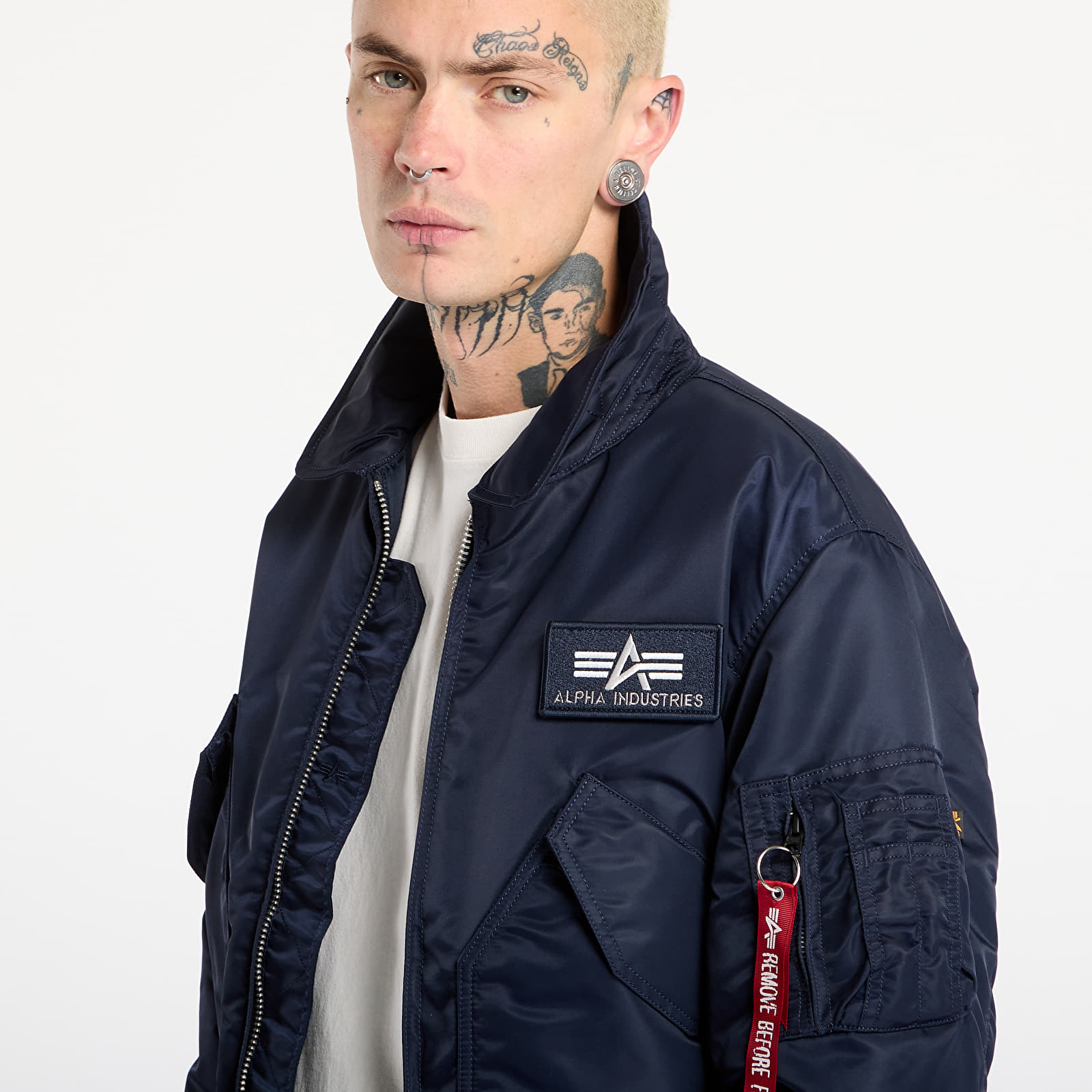 Pánské bundy Alpha Industries CWU-45 Heritage Rep.Blue