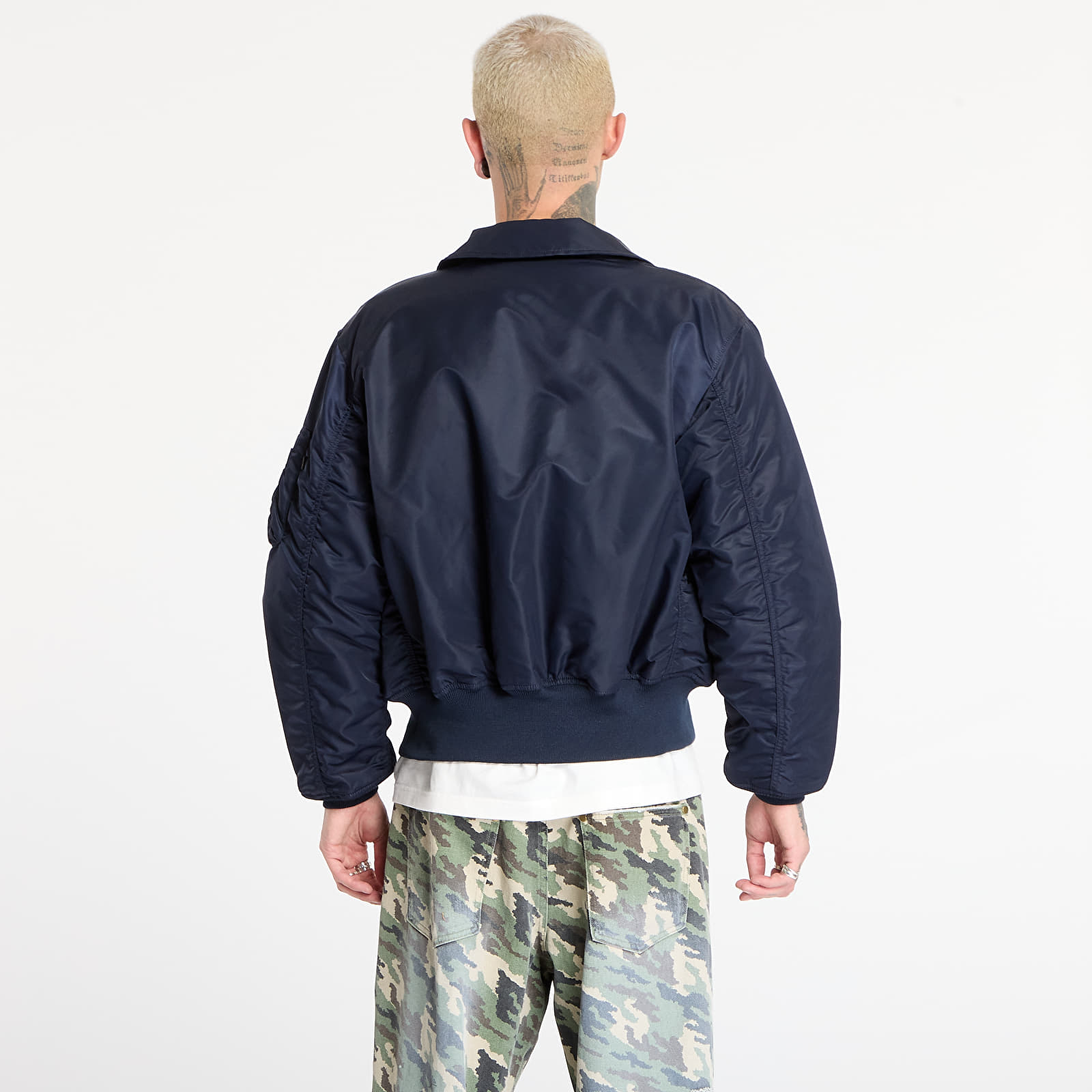 Pánské bundy Alpha Industries CWU-45 Heritage Rep.Blue