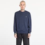 FRED PERRY Crew Neck Sweatshirt Drkairf/ Lic/ Bayl