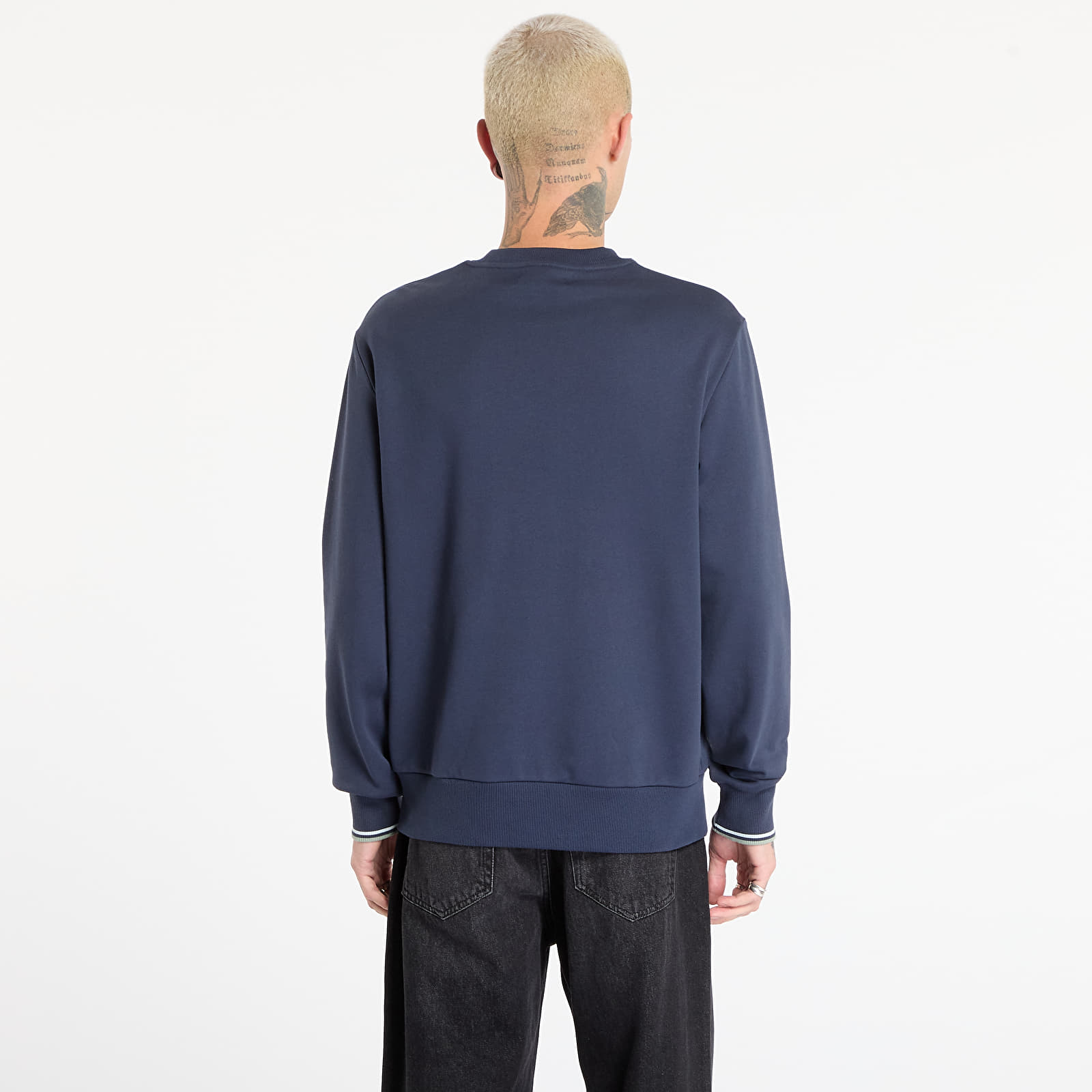 Мъжки суичъри FRED PERRY Crew Neck Sweatshirt Drkairf/ Lic/ Bayl
