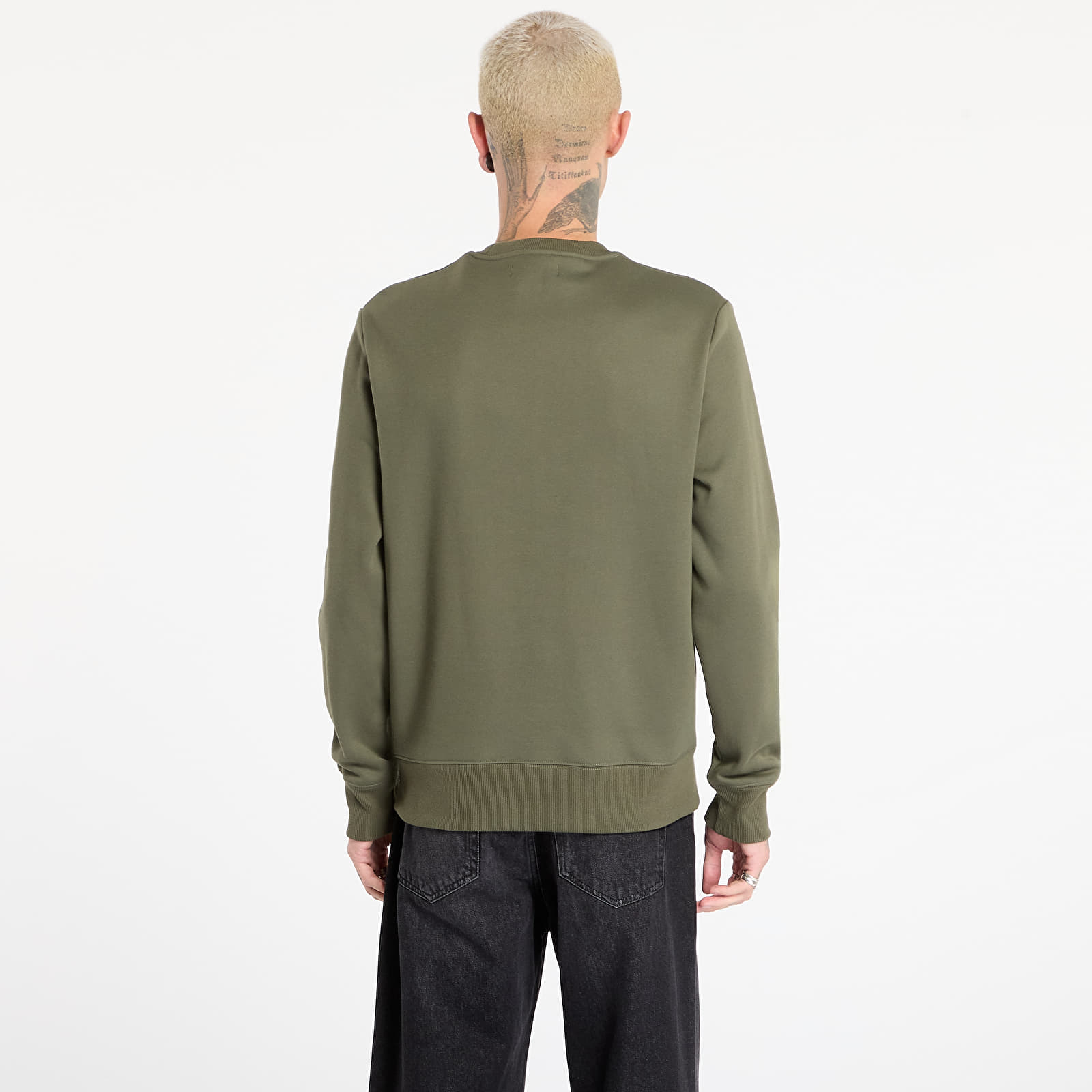 Men's sweatshirts FRED PERRY Embroidered Sweatshirt Laurel W Grn