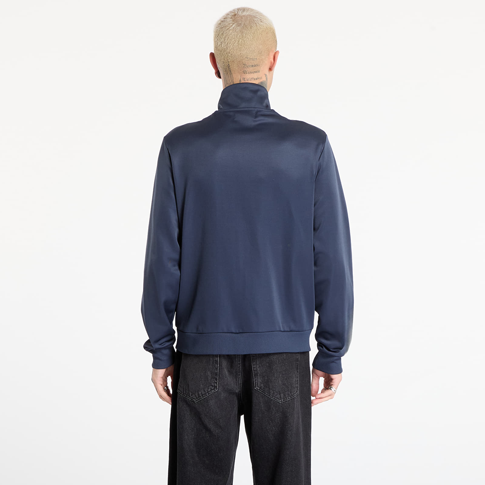 Мъжки якета FRED PERRY Striped Panel Track Jacket Dark Airforce