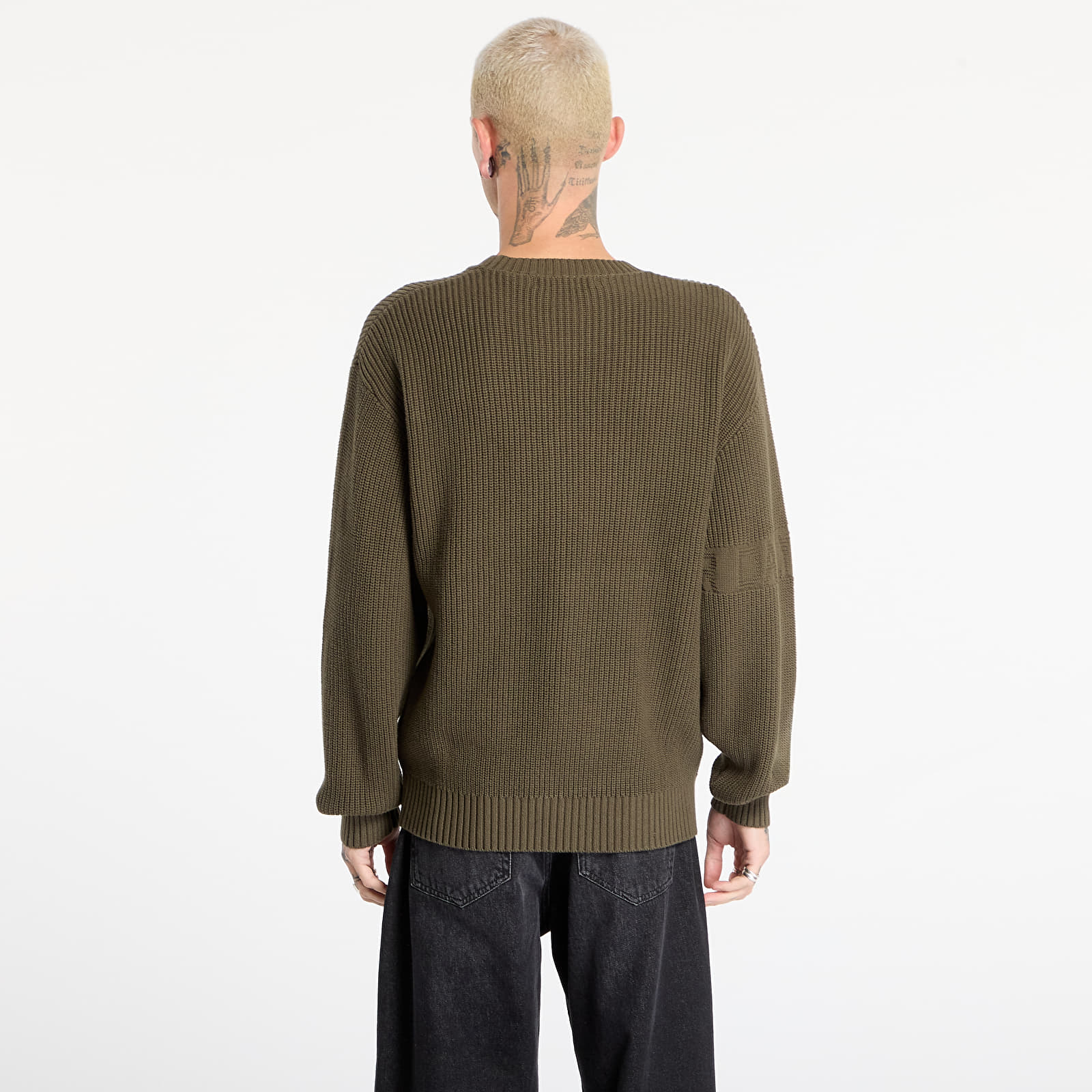 Gensere for menn Daily Paper Band Knit Sweater UNISEX Rosin Green
