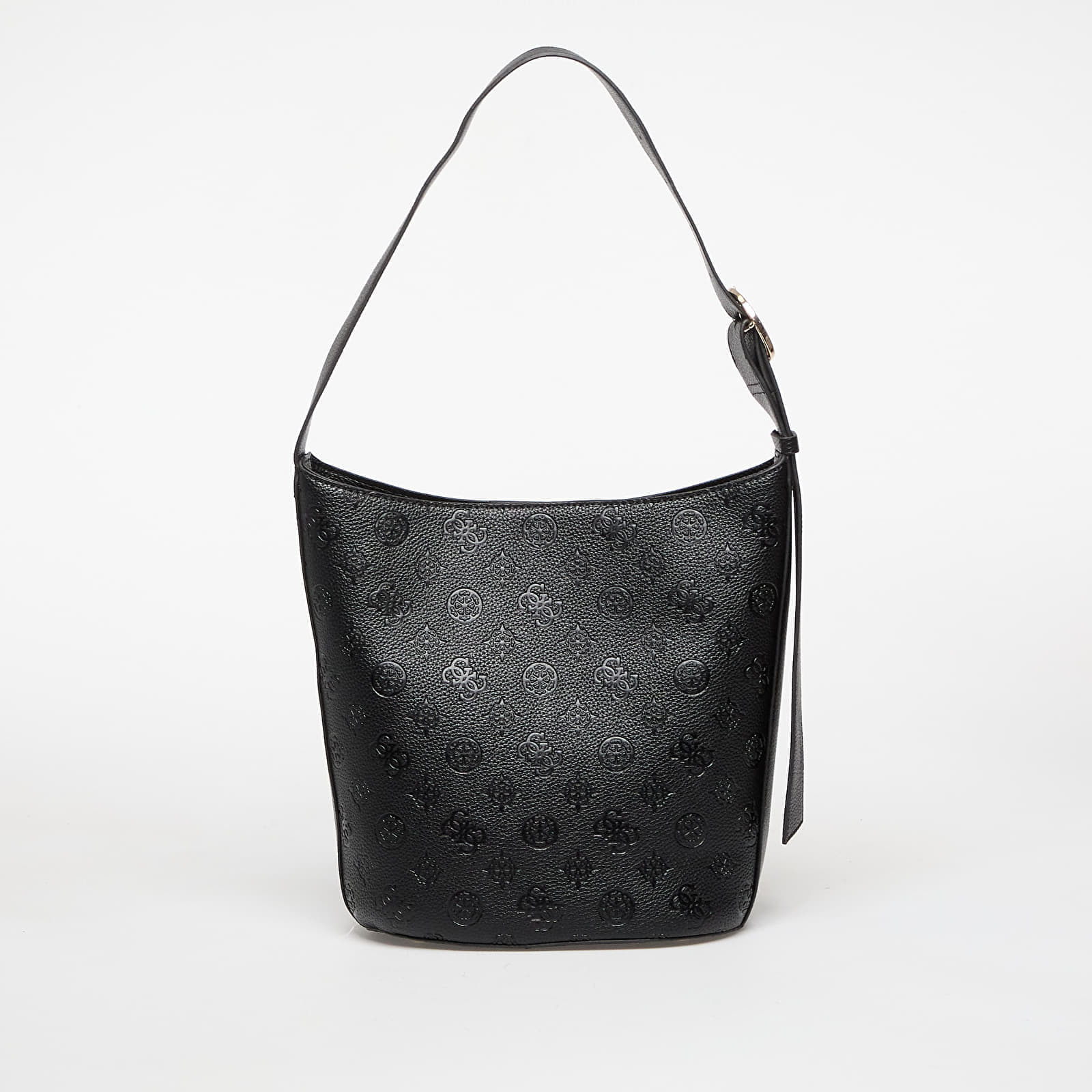 Τσάντα GUESS Cresidia II Bucket Black Logo Universal