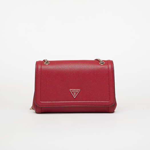 Kabelka GUESS  Noelle Ii Cnvrtble Xbody Flap Garnet