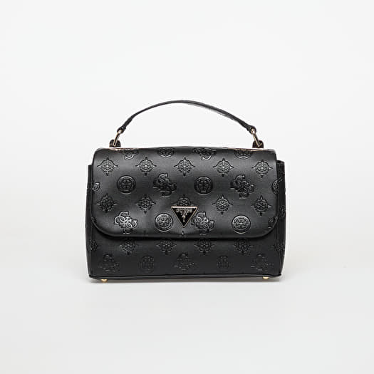 Veske GUESS  Tisha Top Handle Flap Black Logo