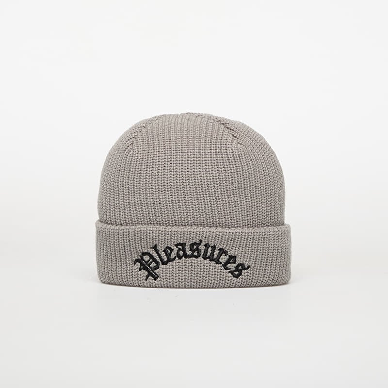Sapka PLEASURES Arch Beanie Grey