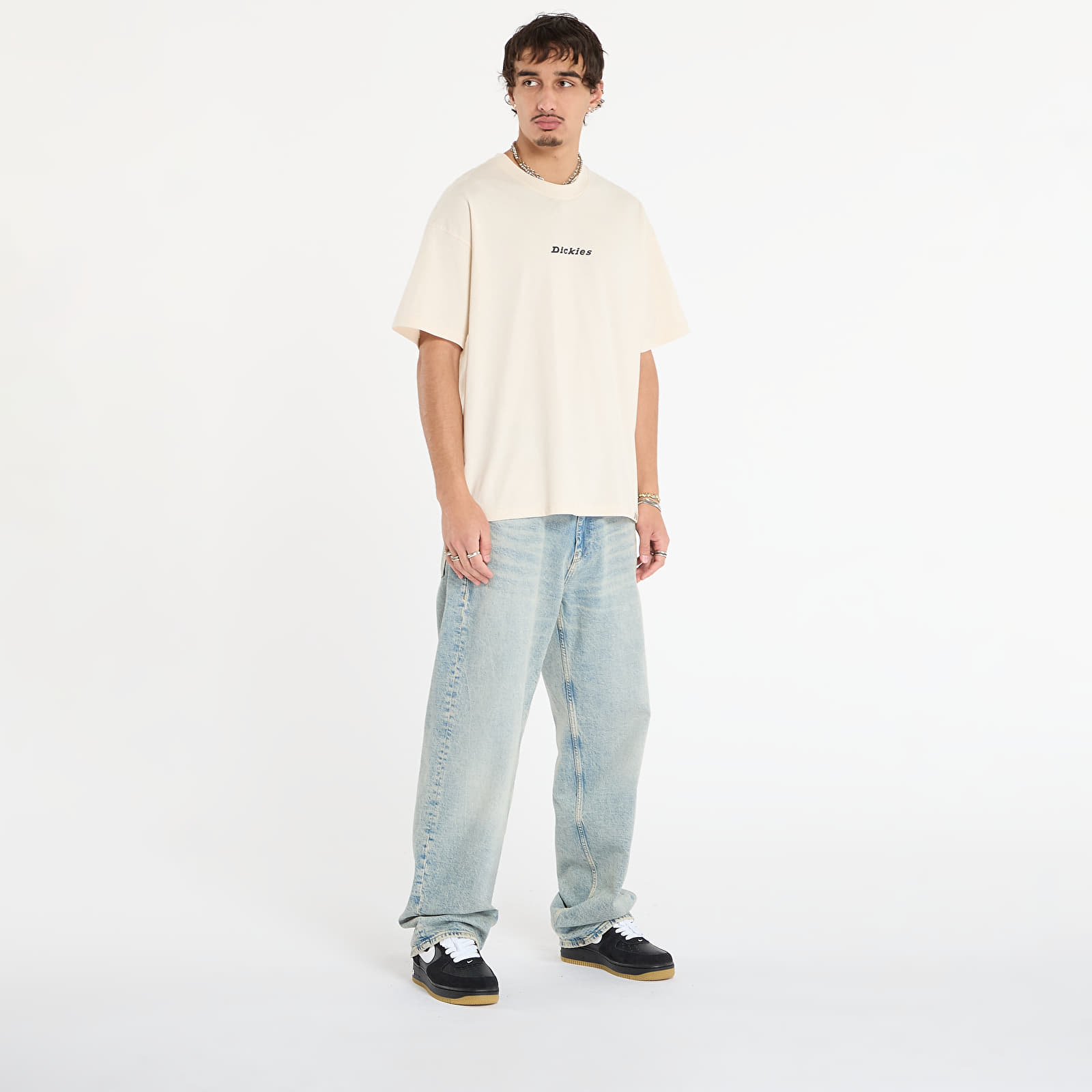 Men's T-shirts Dickies Enterprise Tee Ss Whitecap Gray