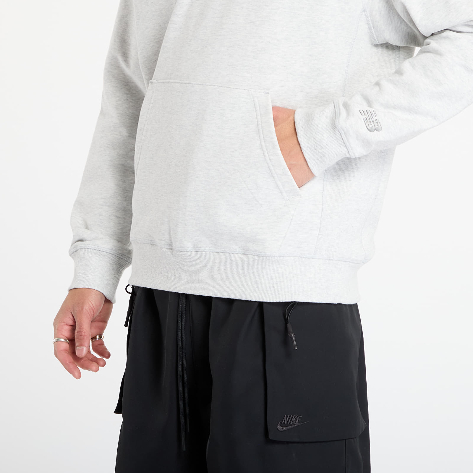 Gensere for menn New Balance Athletics Classics Hoodie Ash Heather
