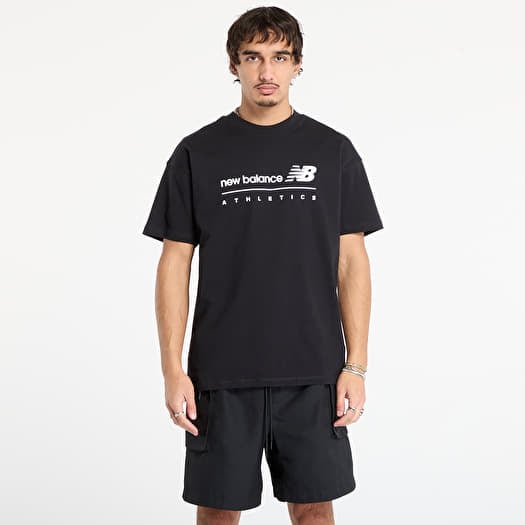 Tričko New Balance Linear Graphic T-Shirt Black
