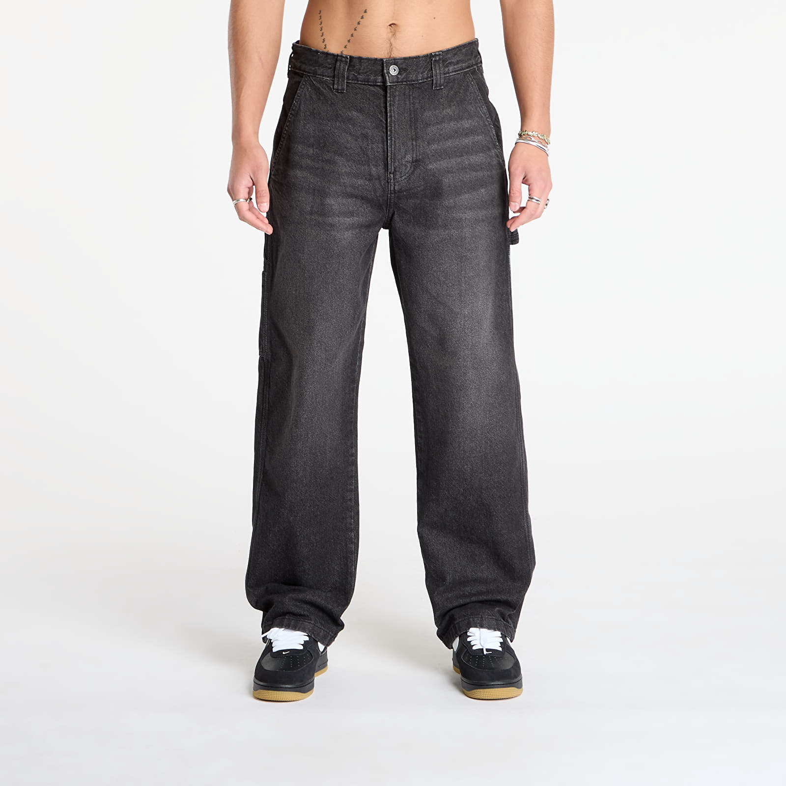 Pánské jeans  Dickies Stevensville Carpenter Black Washed